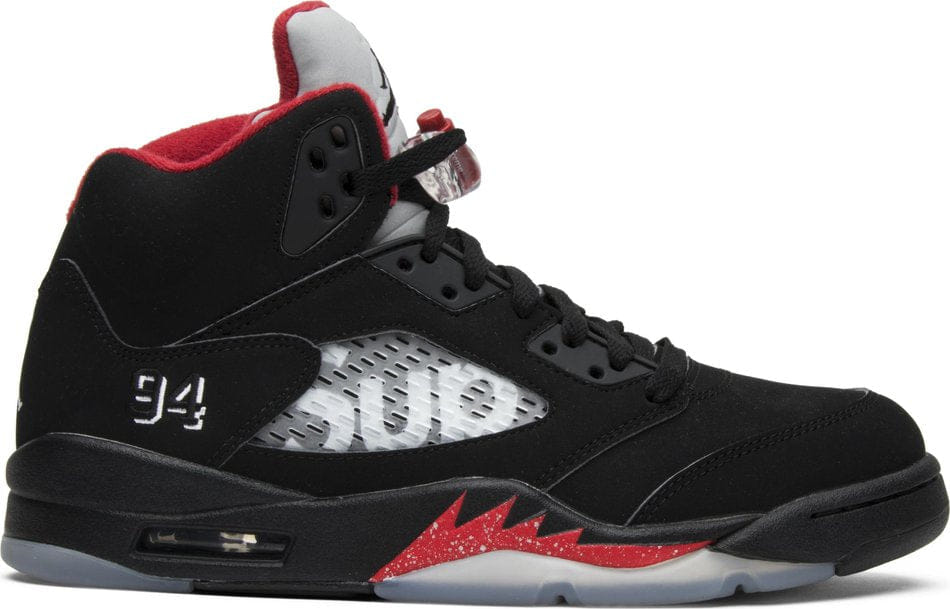Air Jordan 5 Retro Supreme BLACK