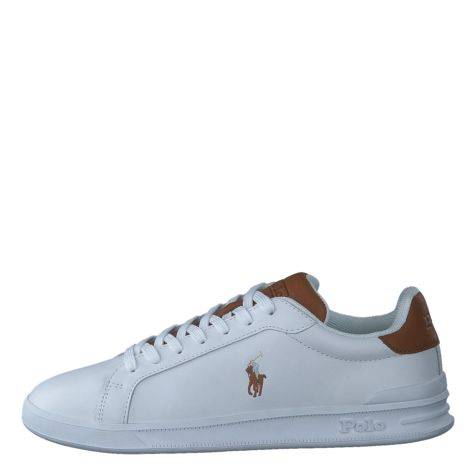 Polo Ralph Lauren Heritage Court II Leather Sneaker White / Tan
