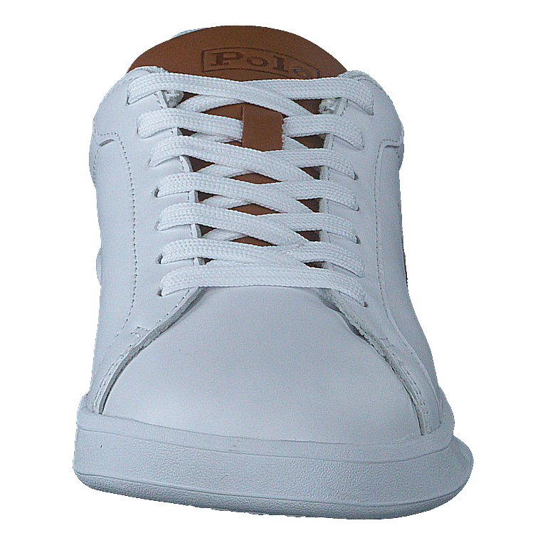 Polo Ralph Lauren Heritage Court II Leather Sneaker White / Tan