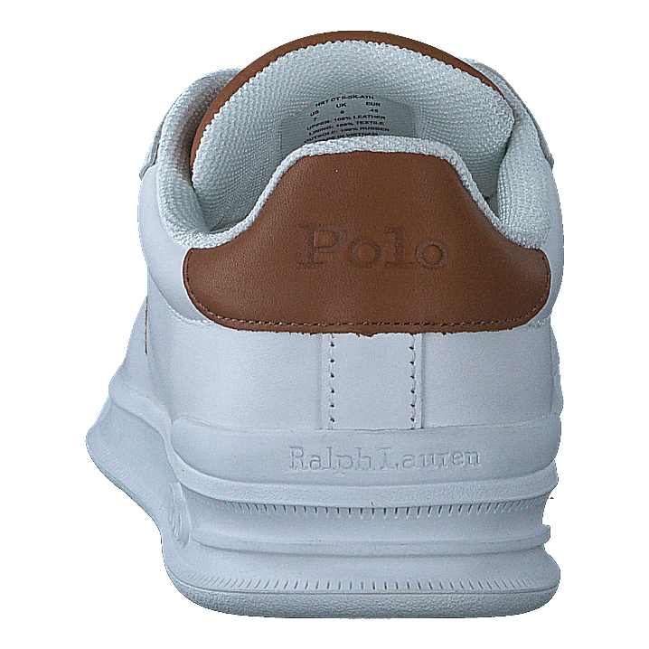 Polo Ralph Lauren Heritage Court II Leather Sneaker White / Tan