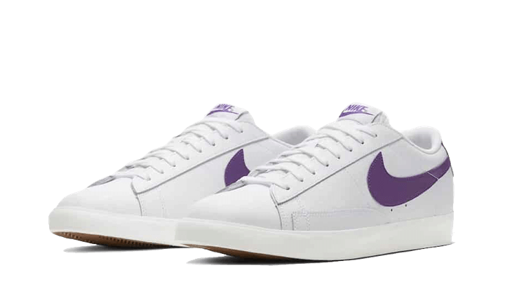 Nike Blazer Low Leather White Purple