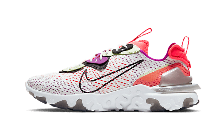 Nike React Vision Barely Volt Laser Crimson