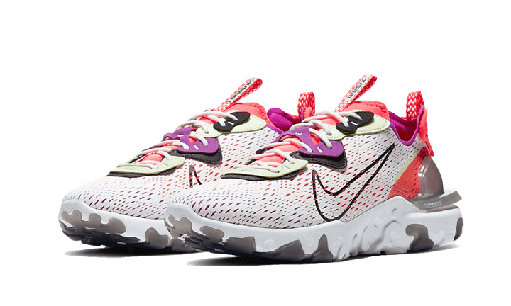 Nike React Vision Barely Volt Laser Crimson