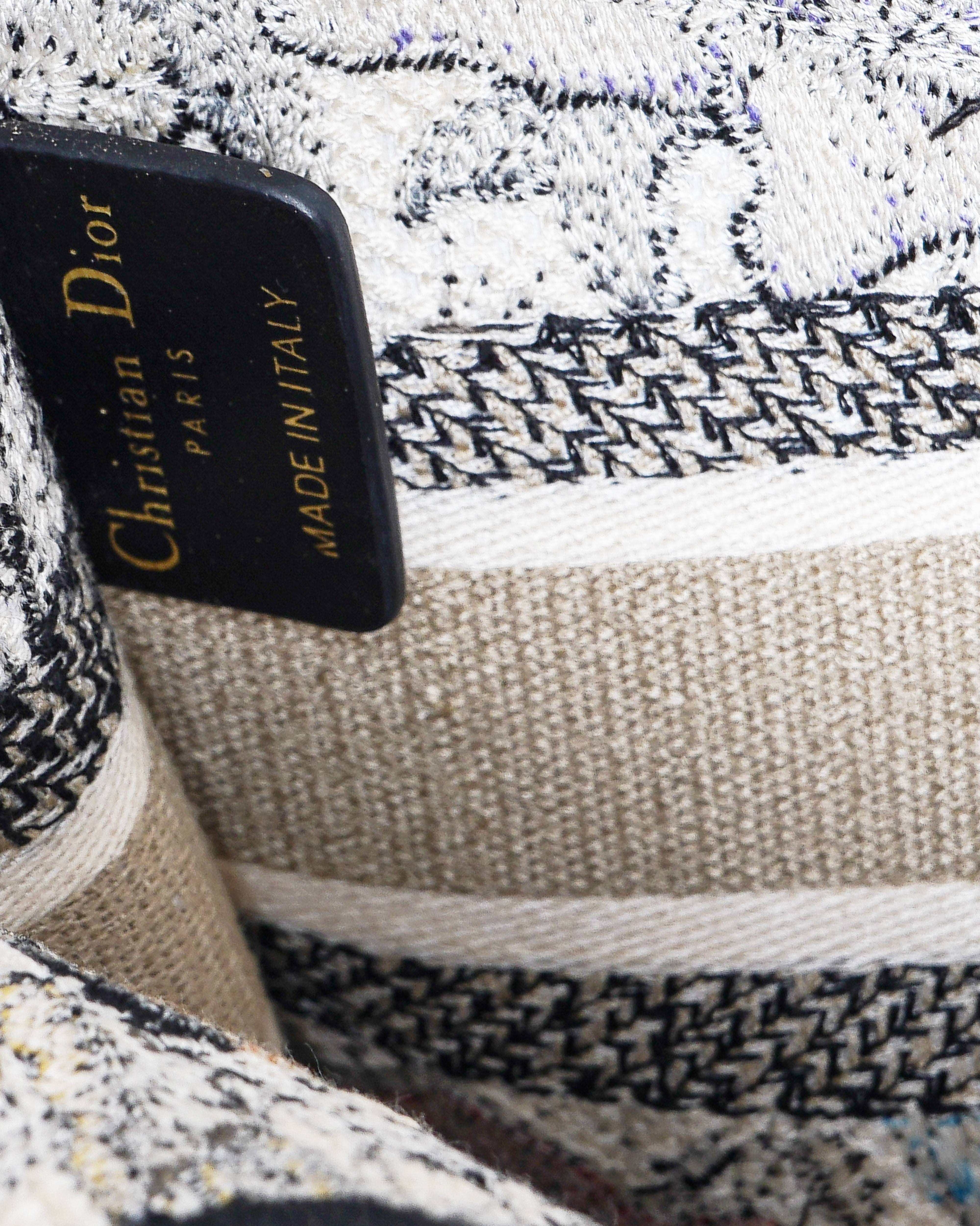 Dior Christian Dior Embroidered Mini Book Tote