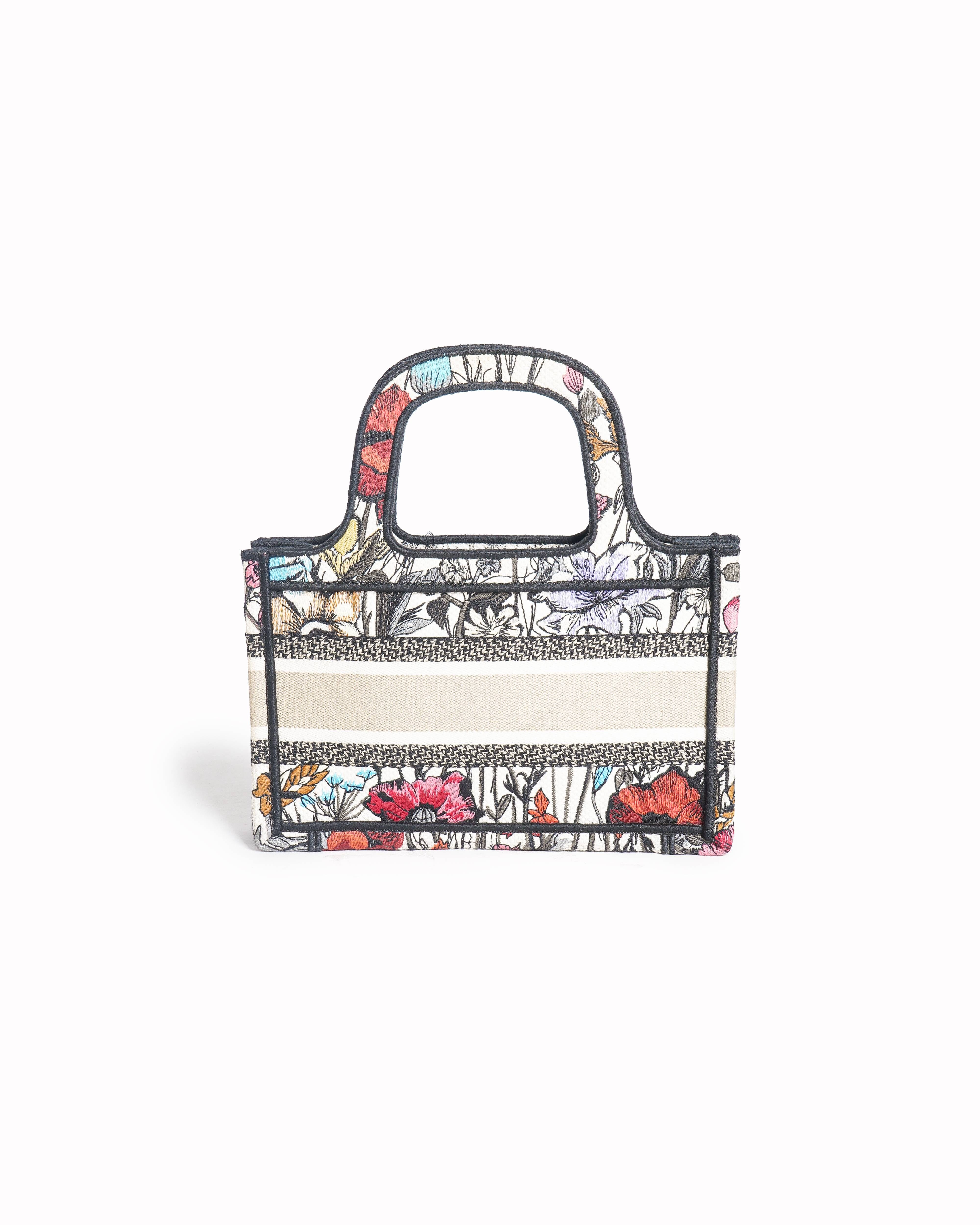 Dior Christian Dior Embroidered Mini Book Tote
