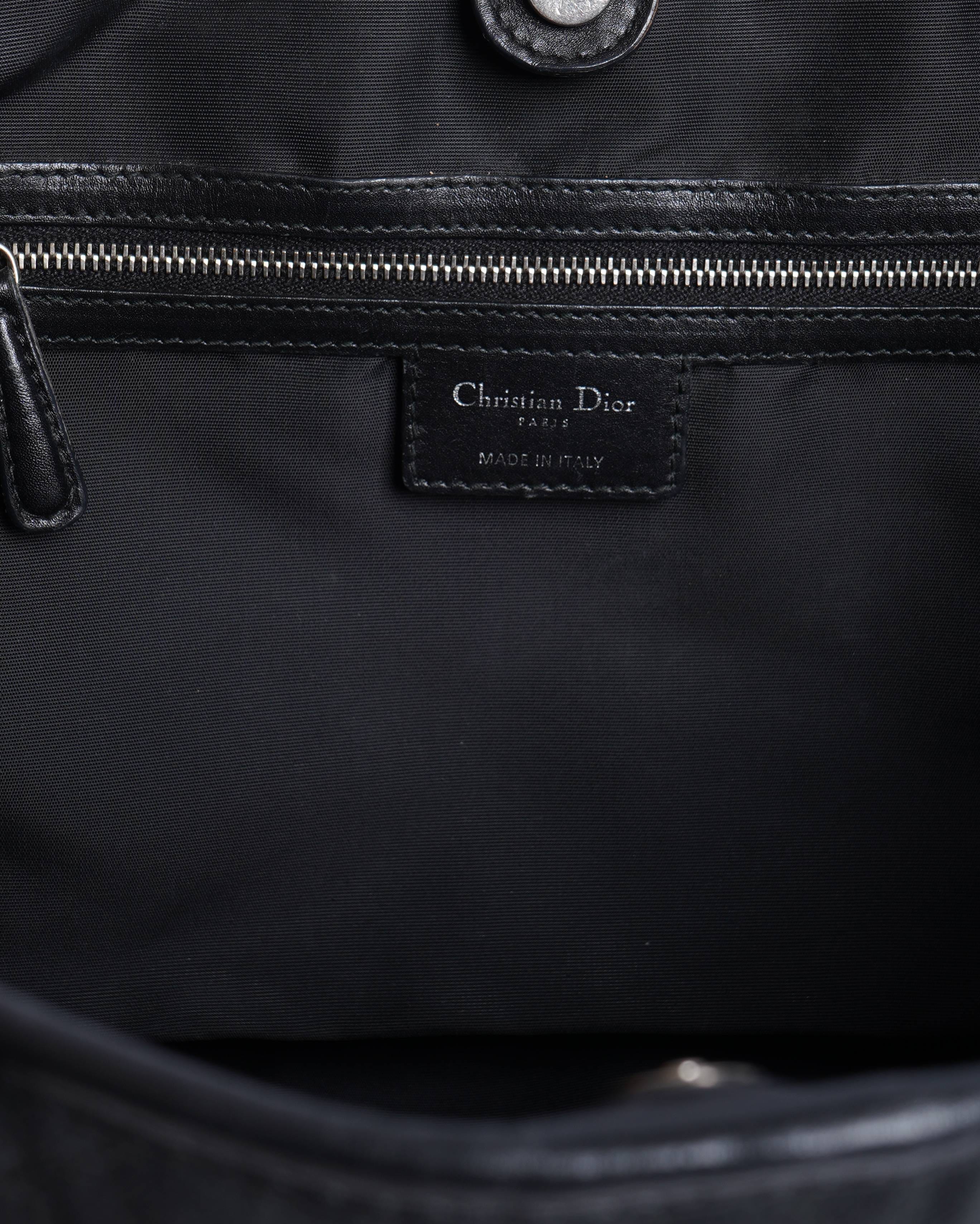 Dior Christian Dior Panerea Tote Bag In Black