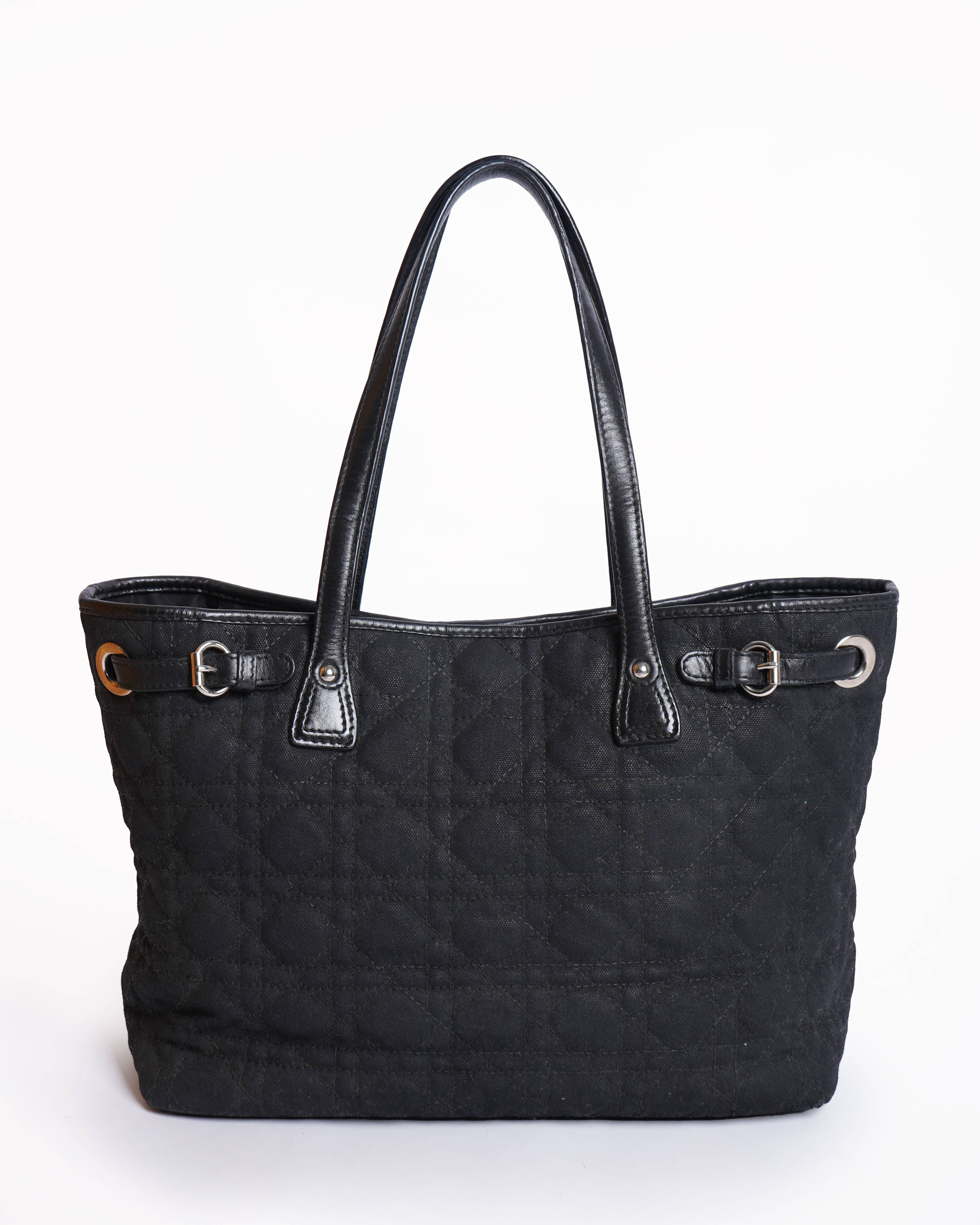 Dior Christian Dior Panerea Tote Bag In Black