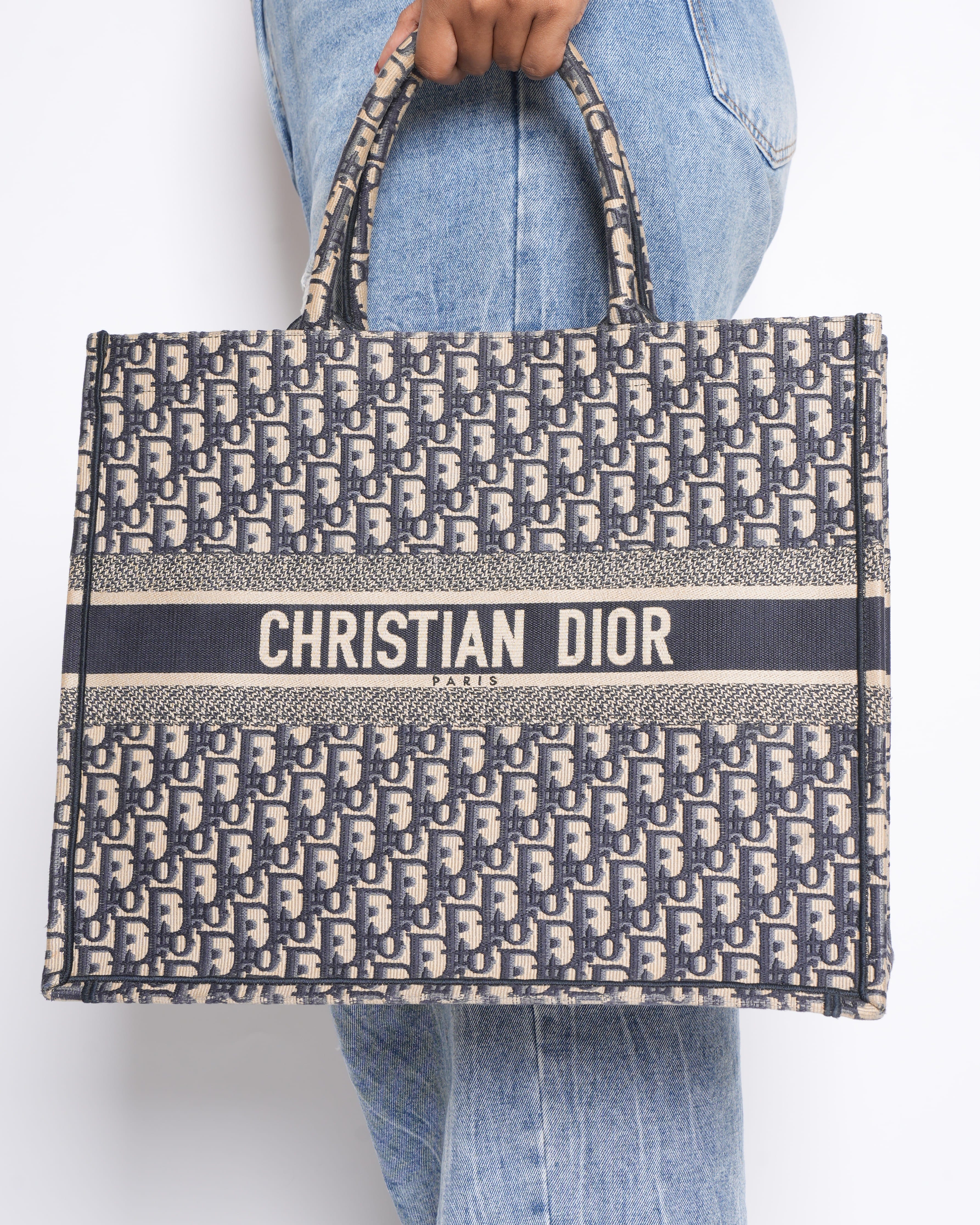 Dior New Christian Dior Large Book Tote Bag