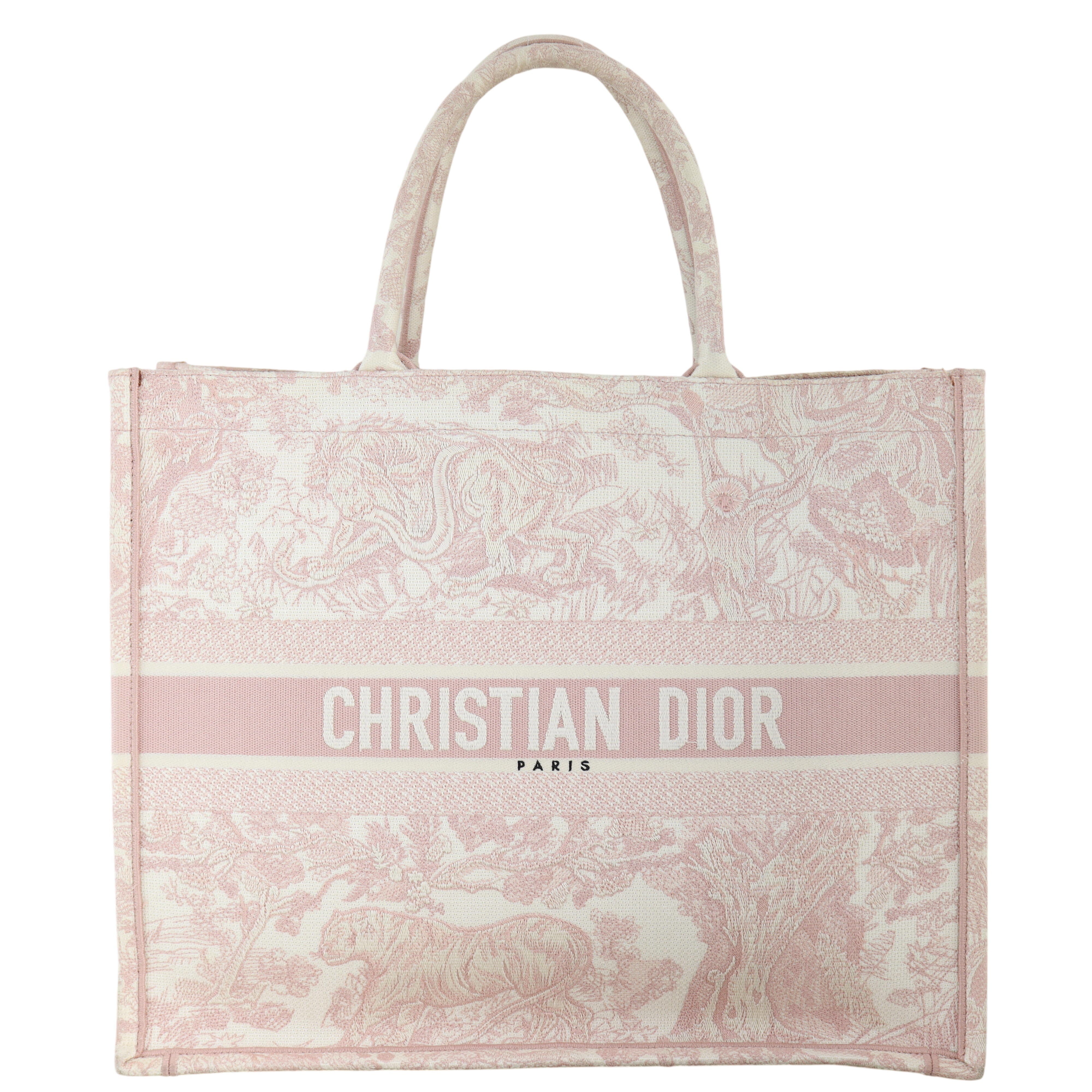 Dior Book Tote Large Toile de Jouy