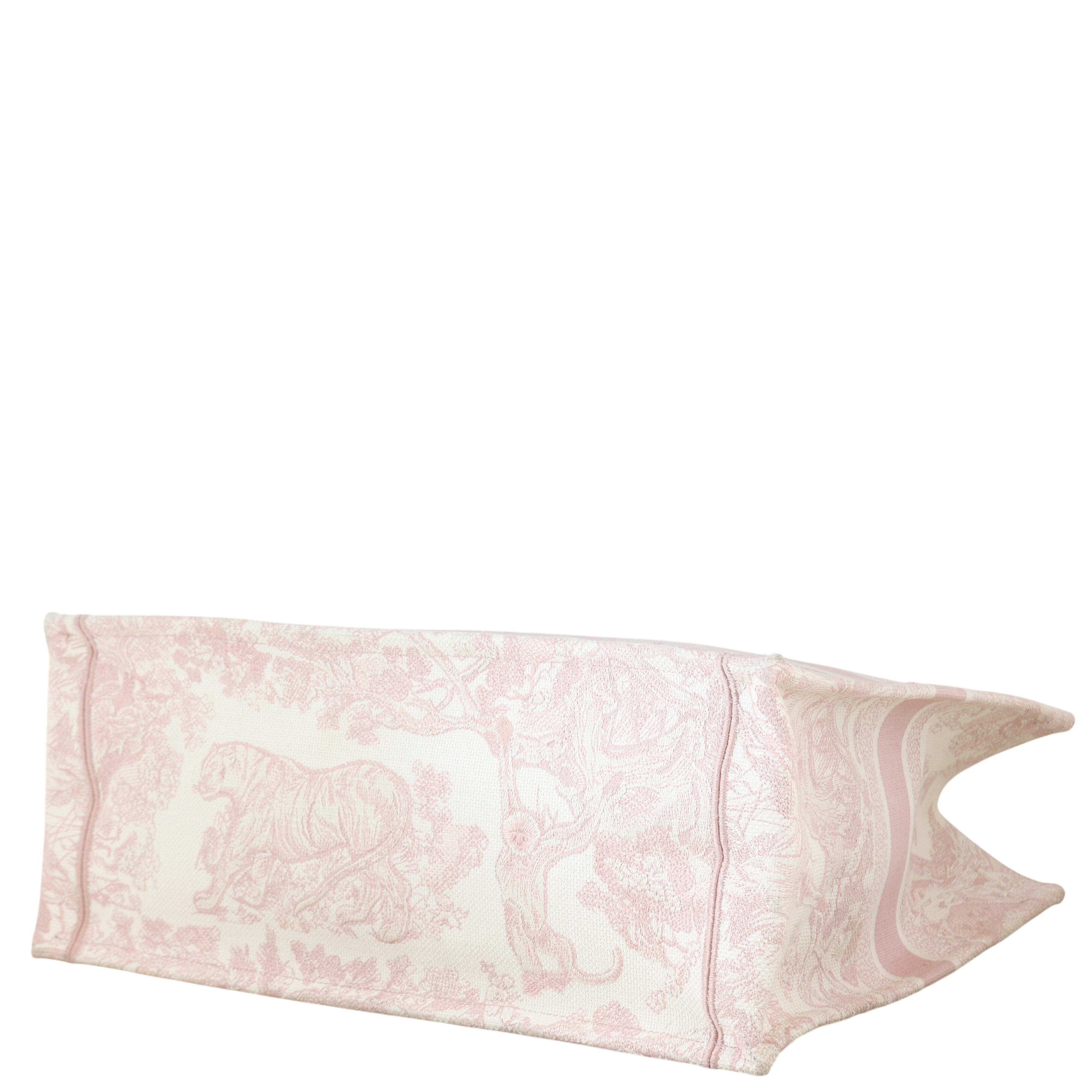 Dior Book Tote Large Toile de Jouy