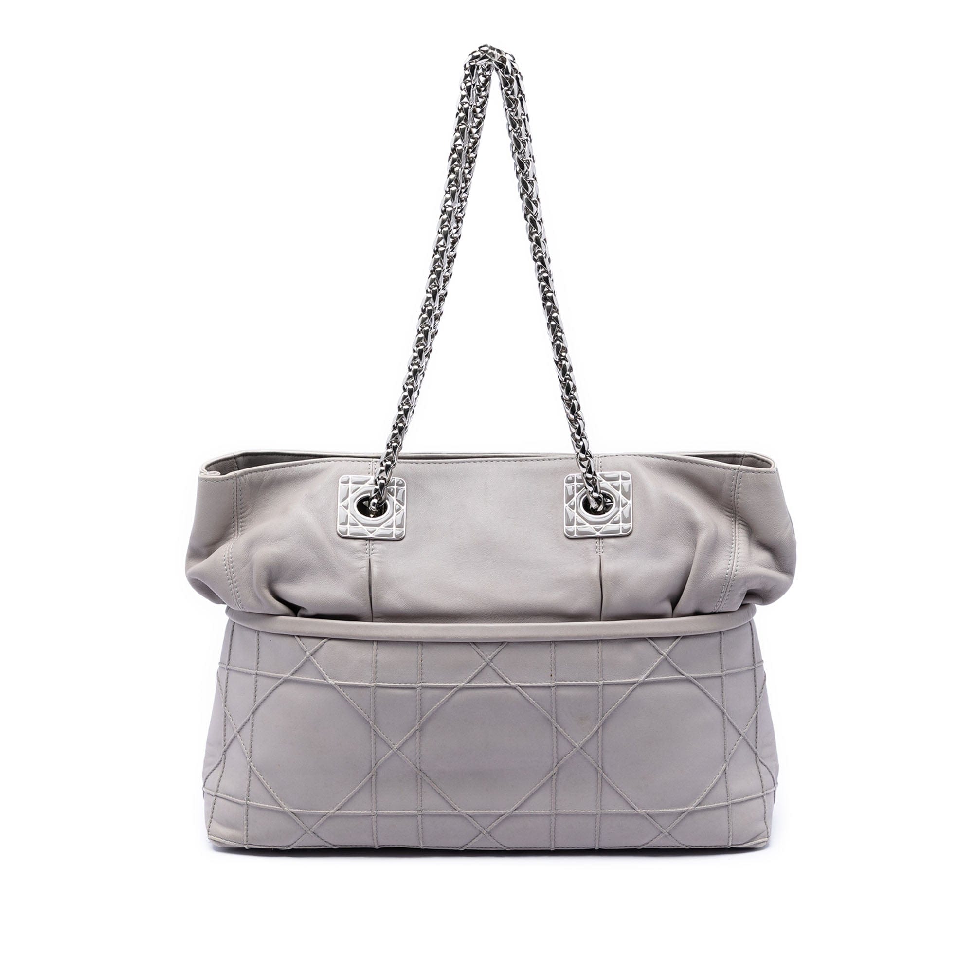 Dior Lambskin Cannage Granville Chain Tote