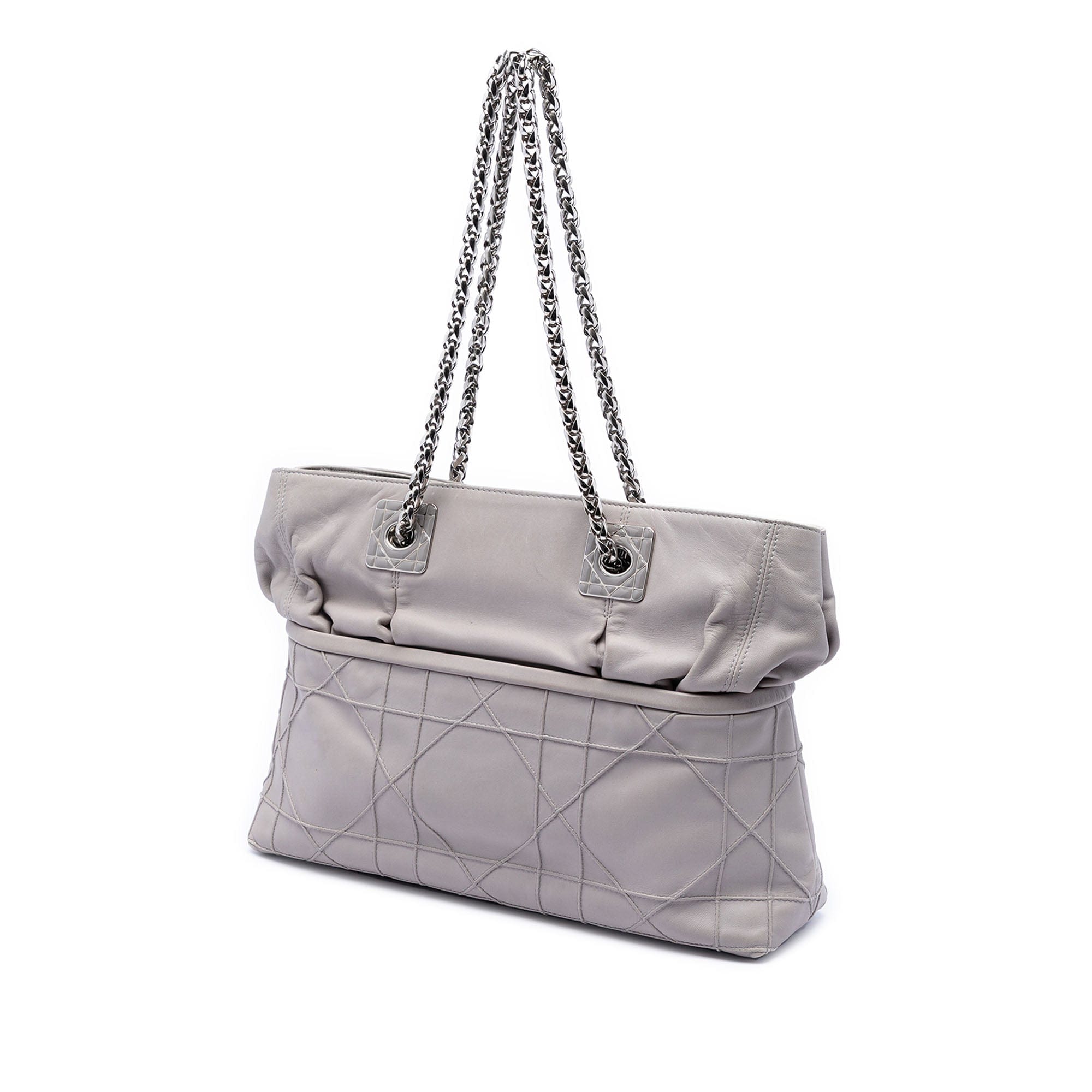 Dior Lambskin Cannage Granville Chain Tote