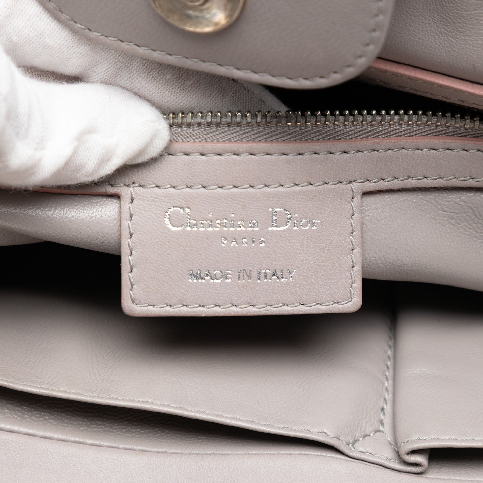 Dior Lambskin Cannage Granville Chain Tote