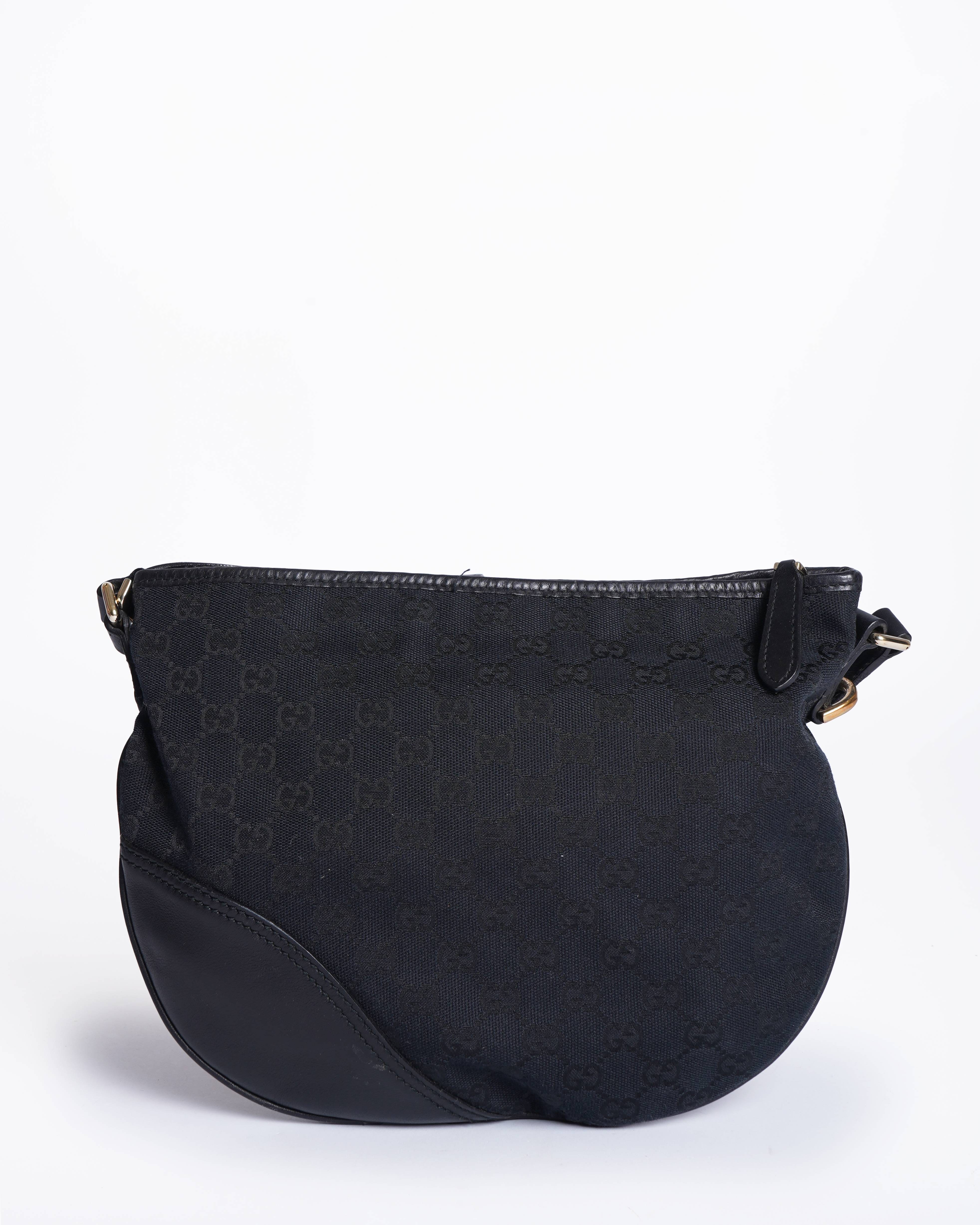Gucci gg supreme web black Crossbody bag