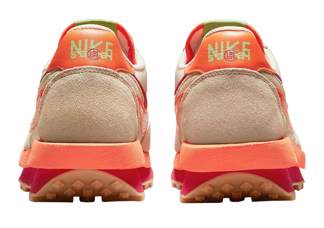 Nike LD Waffle sacai CLOT Net Orange Blaze