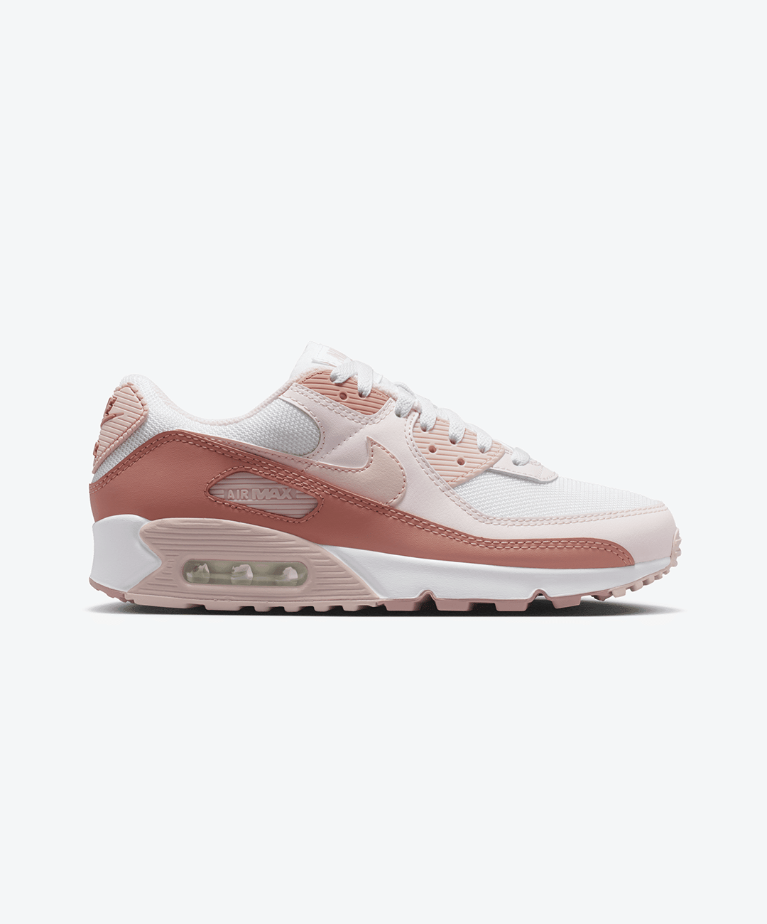 Nike | AIR MAX 90 { PARTICLE PINK/SILT RED - PEARL PINK