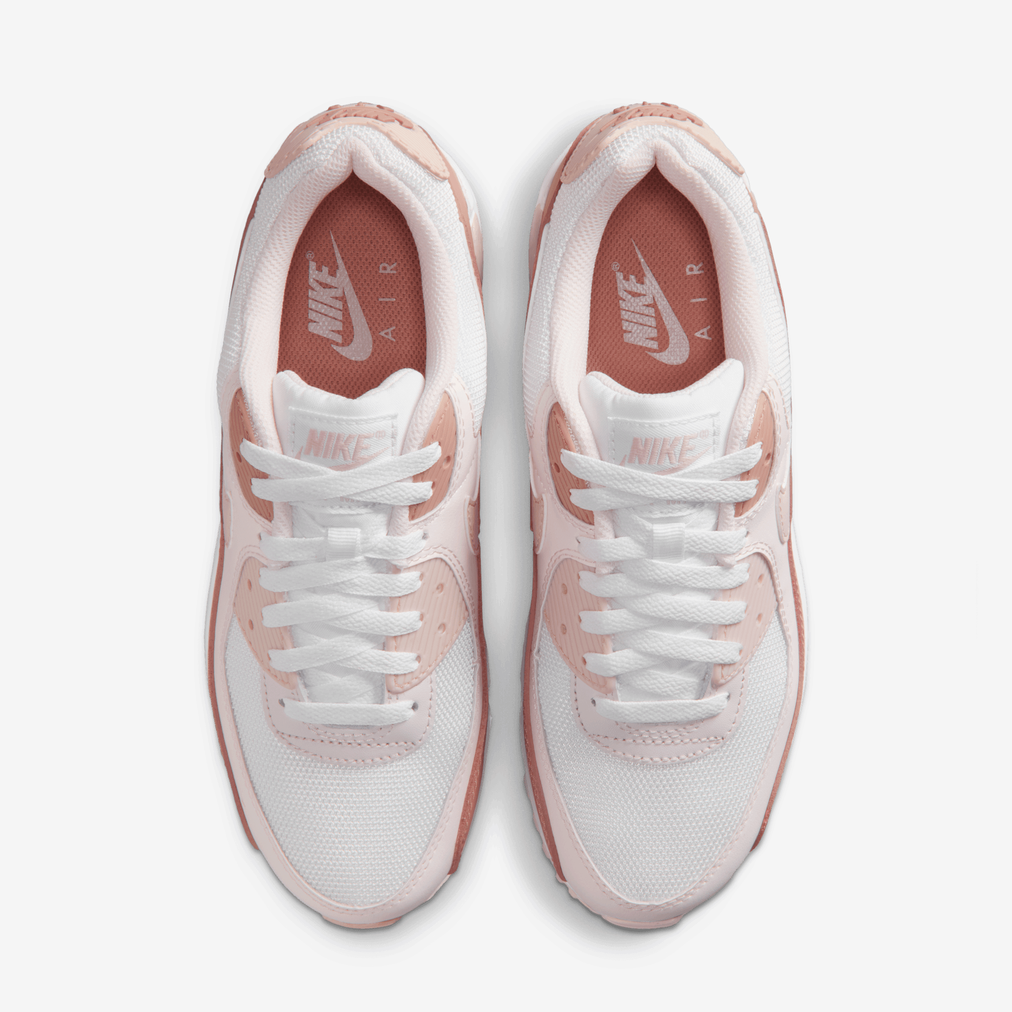 Nike | AIR MAX 90 { PARTICLE PINK/SILT RED - PEARL PINK