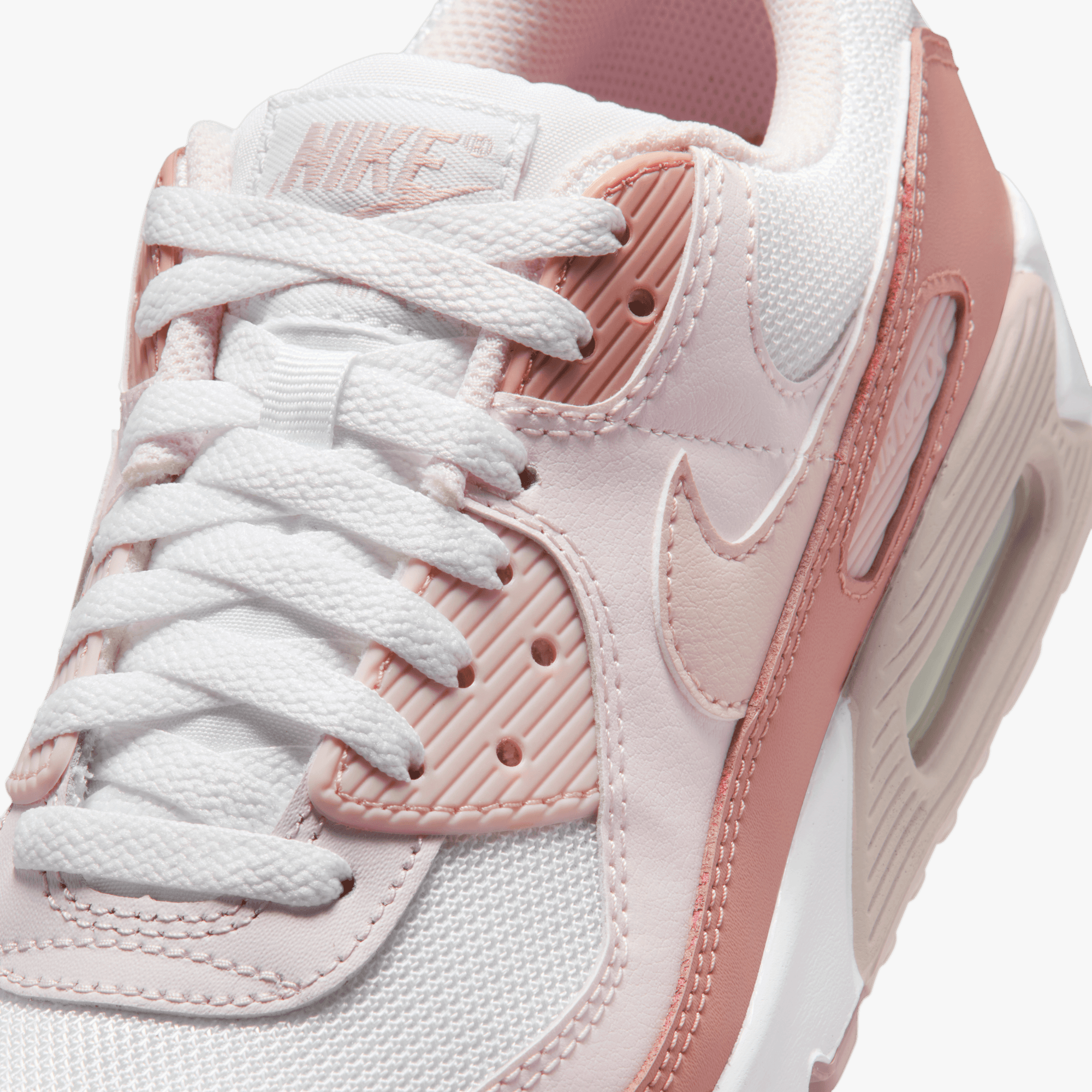Nike | AIR MAX 90 { PARTICLE PINK/SILT RED - PEARL PINK