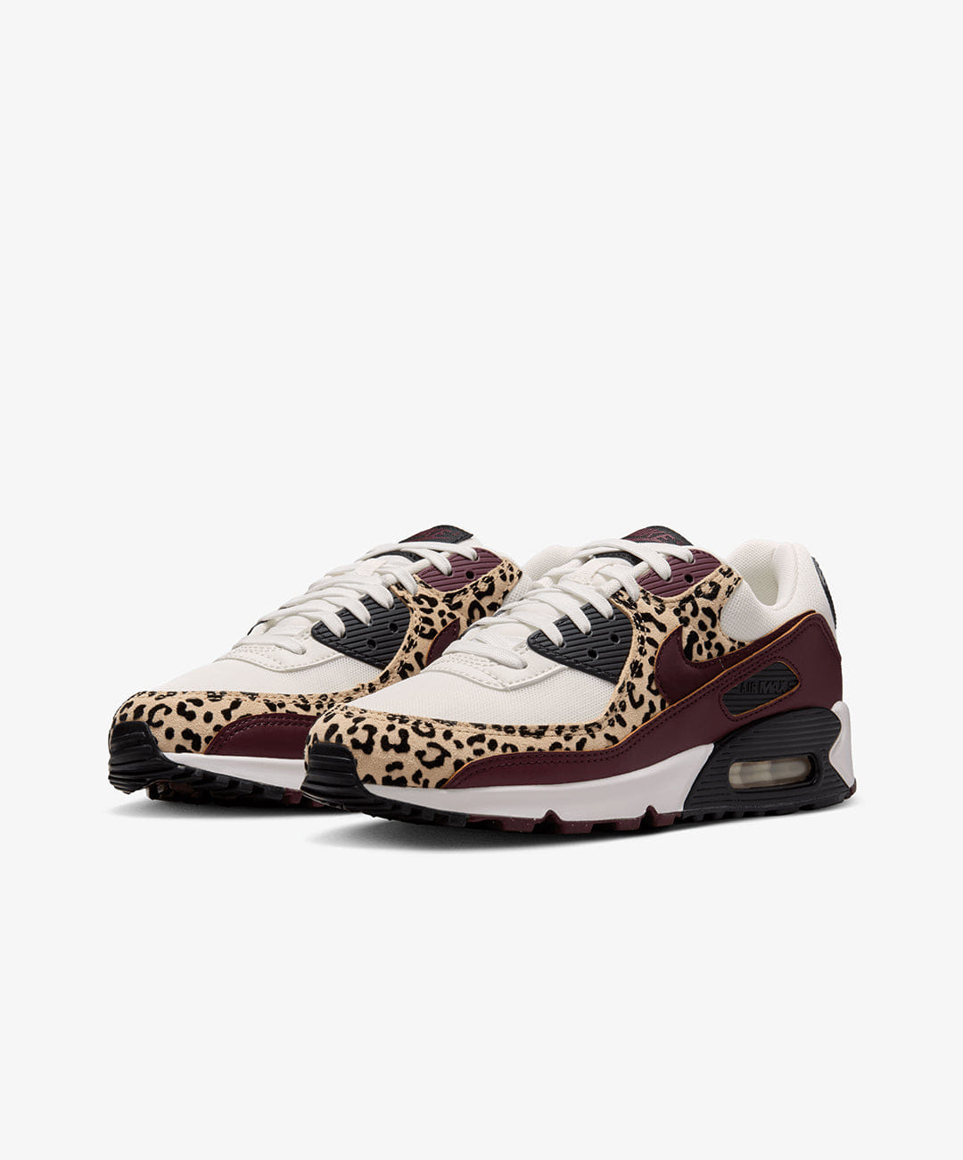 Nike | AIR MAX 90 { SAIL/BURGUNDY CRUSH - BLACK