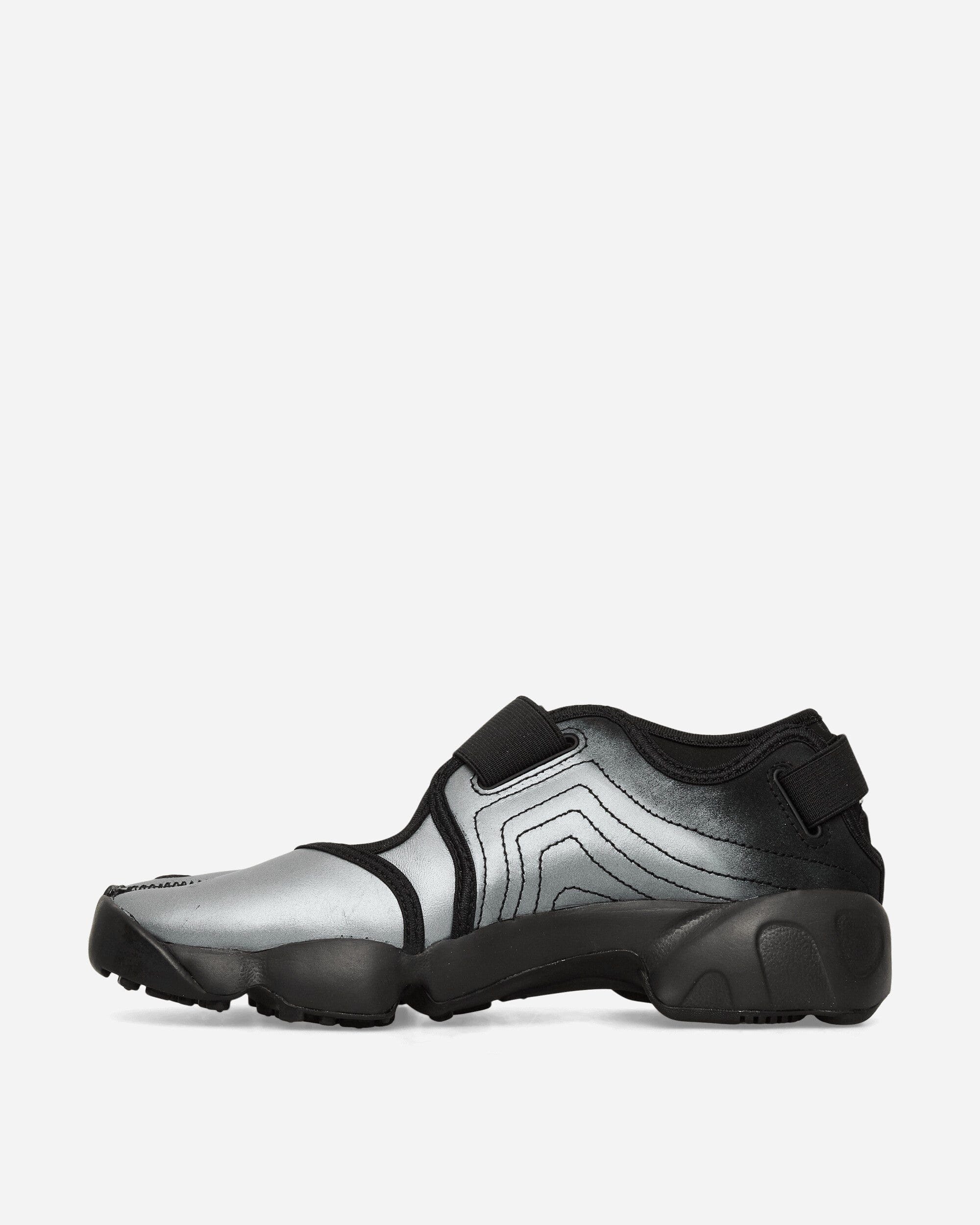 Nike Women's Air Rift Leather Sandals Metallic Silver / Black
