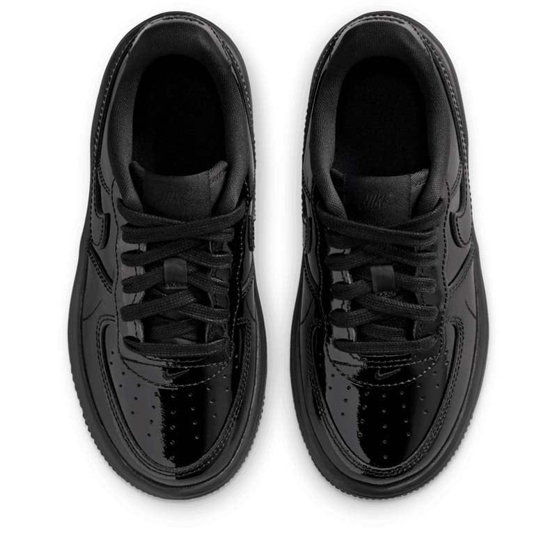 Nike Force 1 Low Patent Leather (PS) - Black/Black