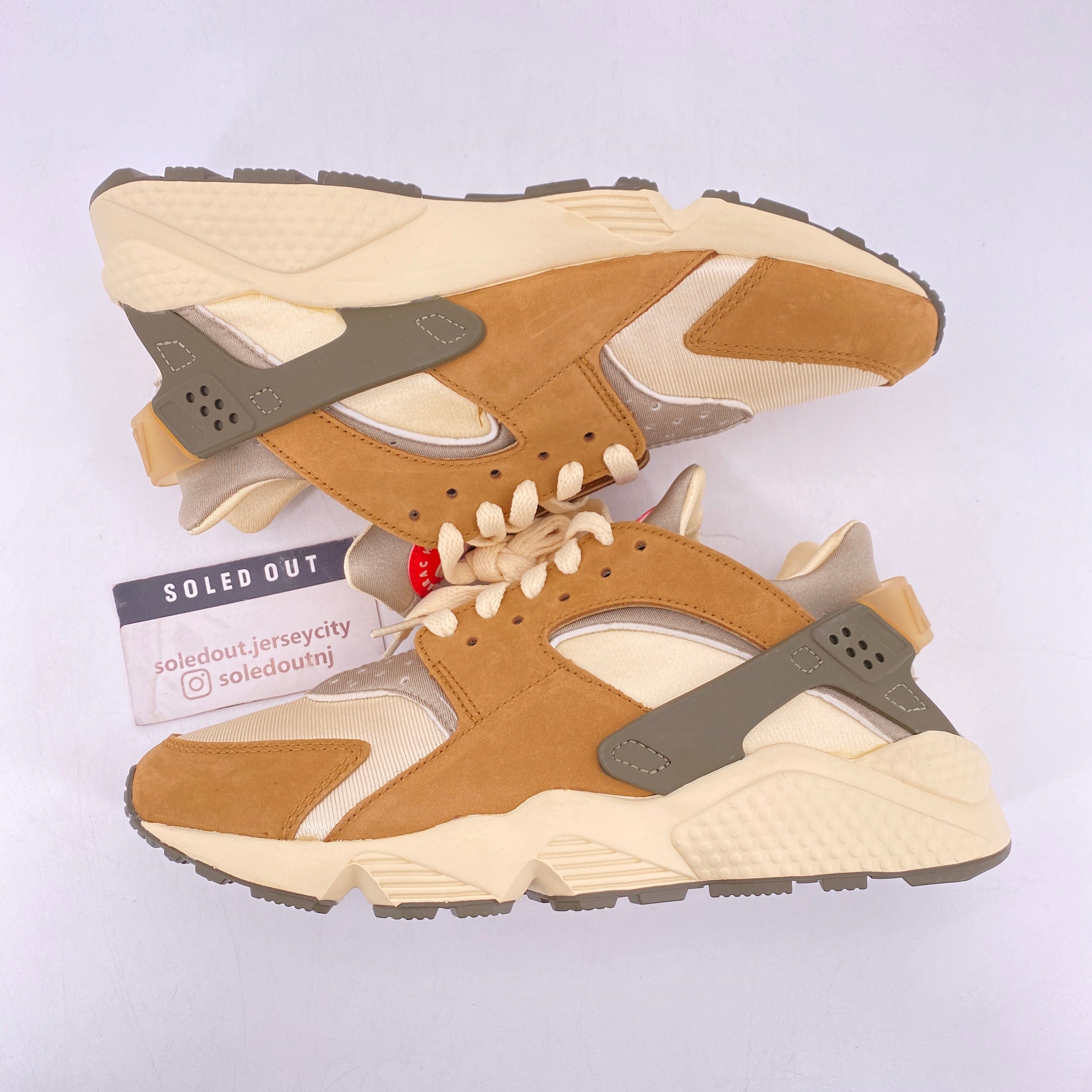 Nike Air Huarache Stussy Desert Oak 2021 New Size 7.5
