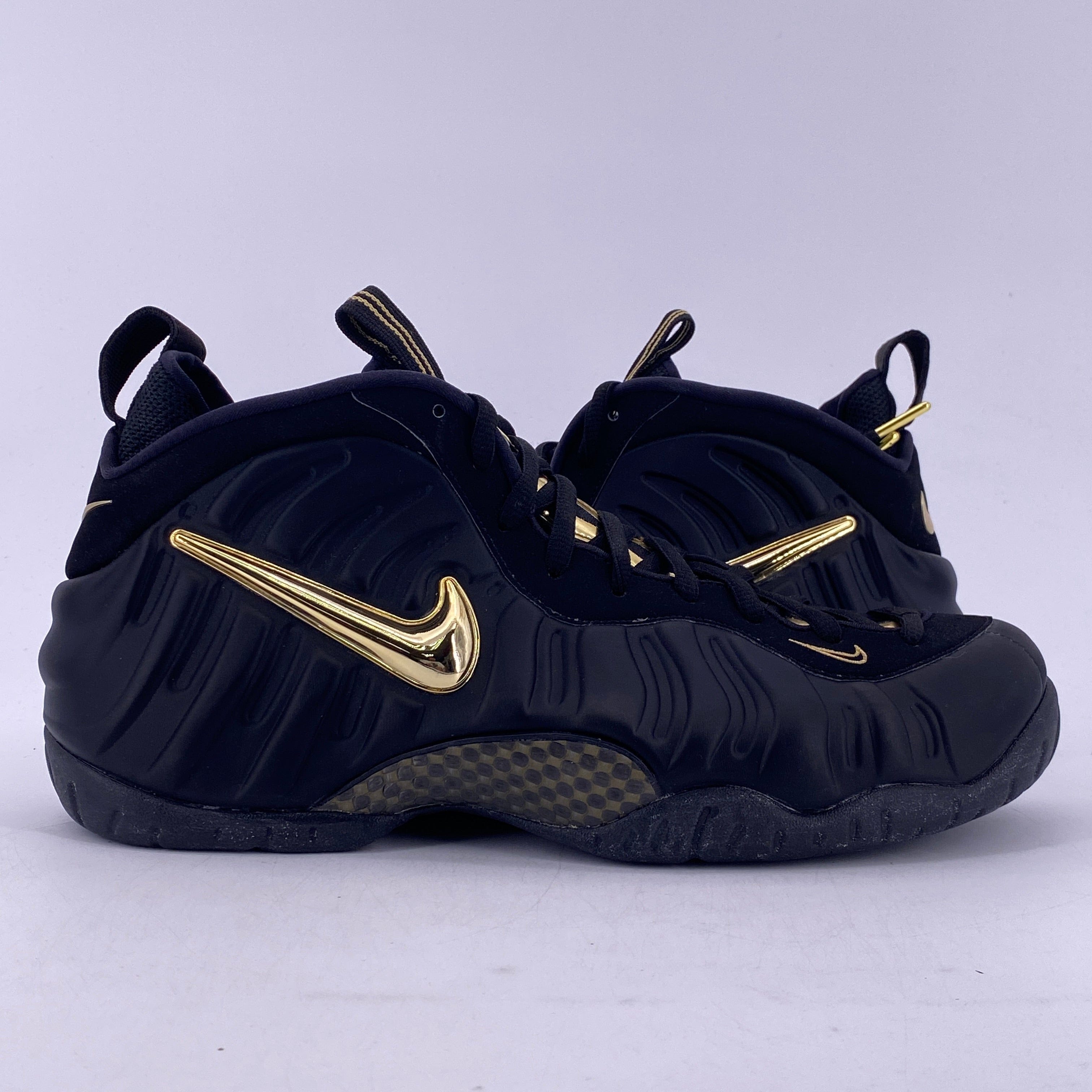 Nike Air Foamposite Pro Black Metallic Gold 2018 New Size 13