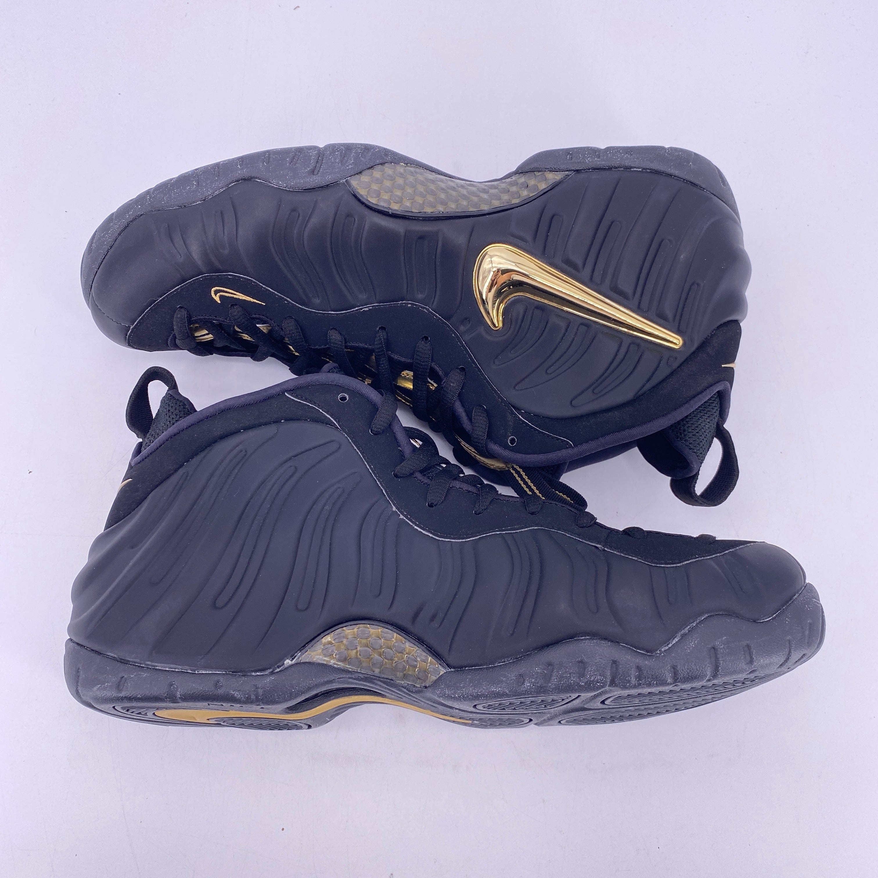 Nike Air Foamposite Pro Black Metallic Gold 2018 New Size 13