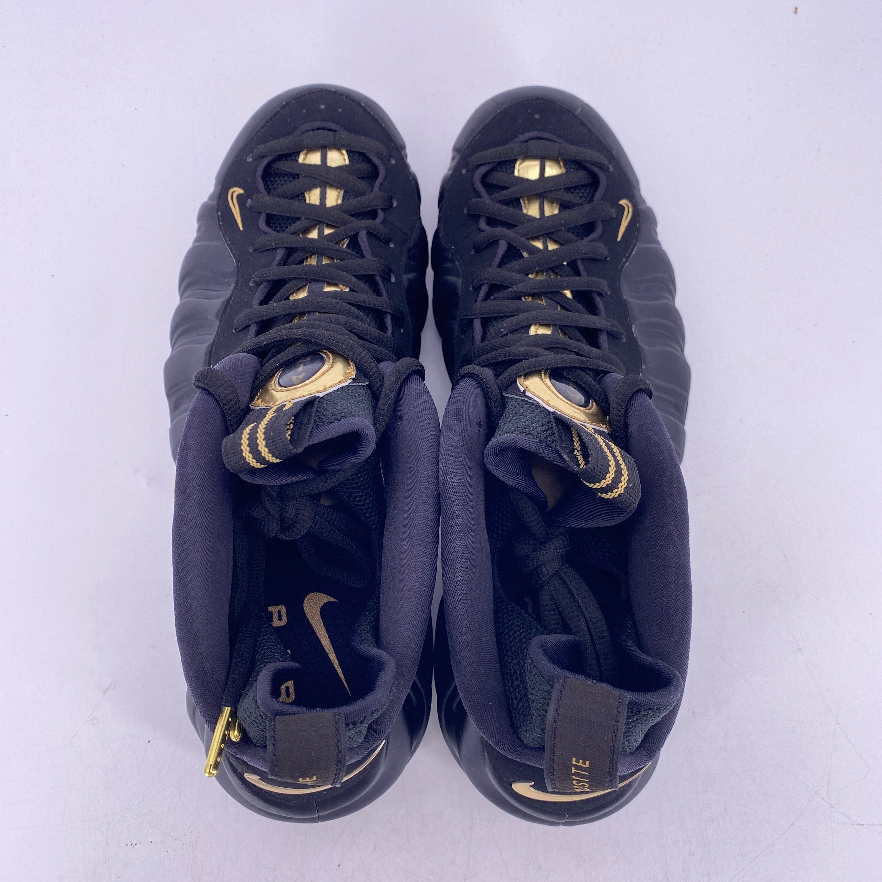 Nike Air Foamposite Pro Black Metallic Gold 2018 New Size 13