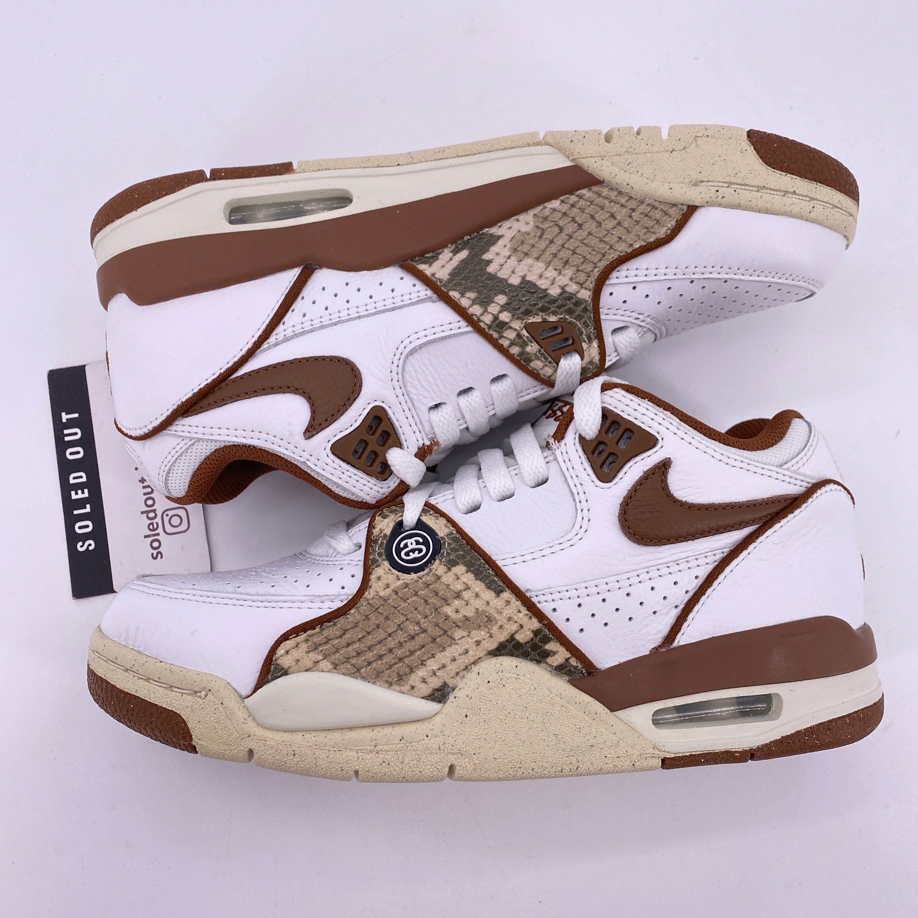 Nike Air Flight '89 Low SP Stussy Pecan 2023 New Size 5