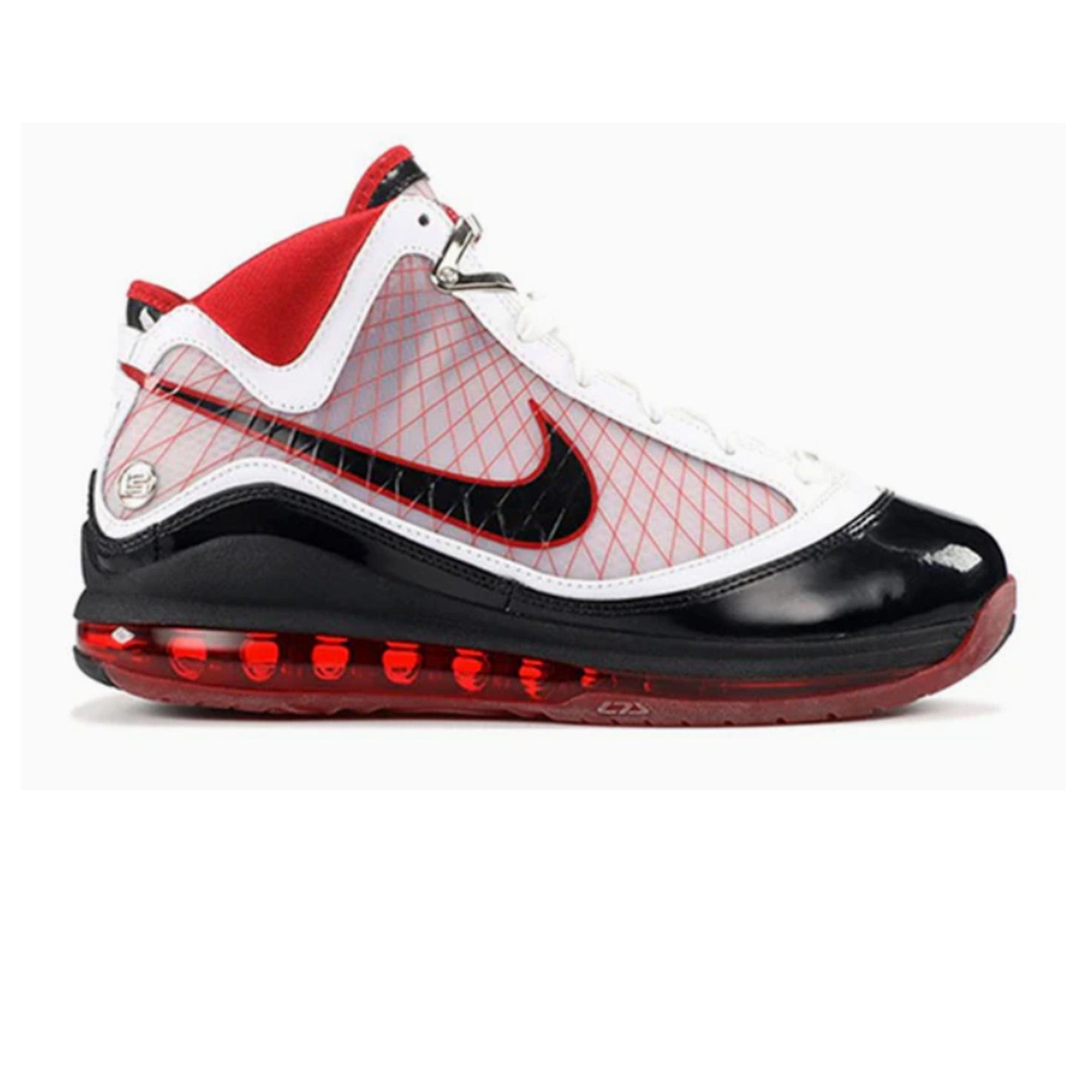 Nike LeBron 7 White/Black - Varsity Red (2009)