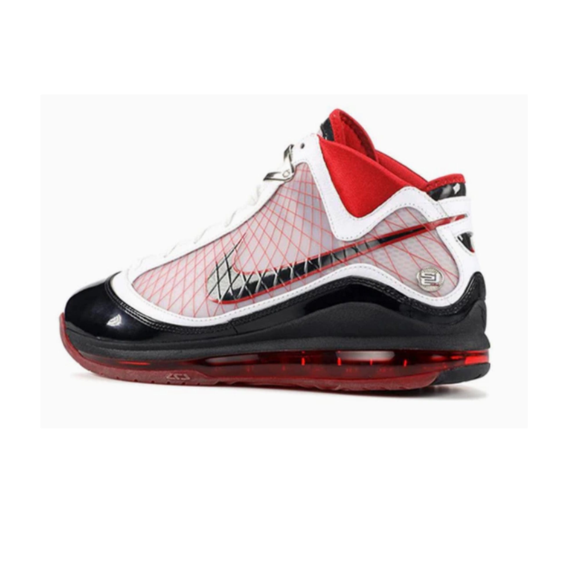 Nike LeBron 7 White/Black - Varsity Red (2009)
