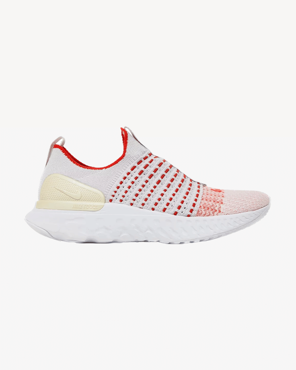 NIKE REACT PHANTOM RUN FLYKNIT 2 WOMEN VAST GREY ORANGE