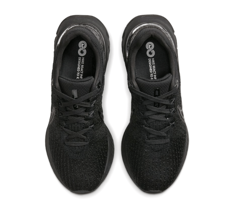 Nike Women's Nike React Infinity Run FK 3 (Triple Black)