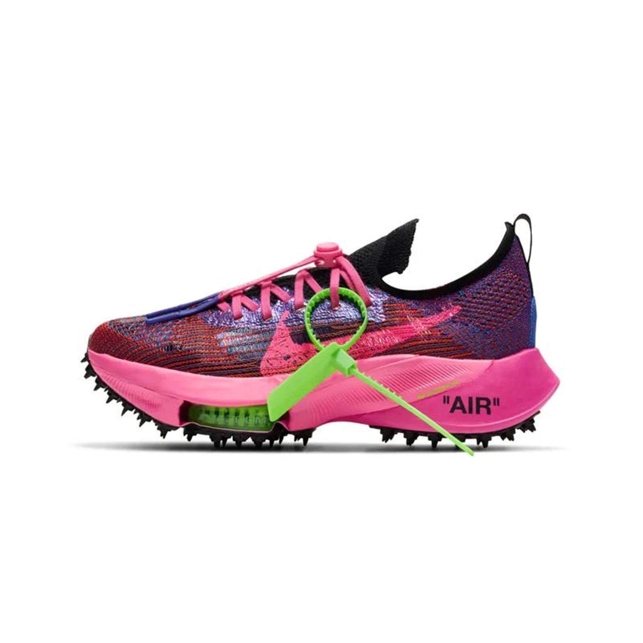 Nike Air Zoom Tempo Next% Flyknit Off - White Racer Blue Pink Glow
