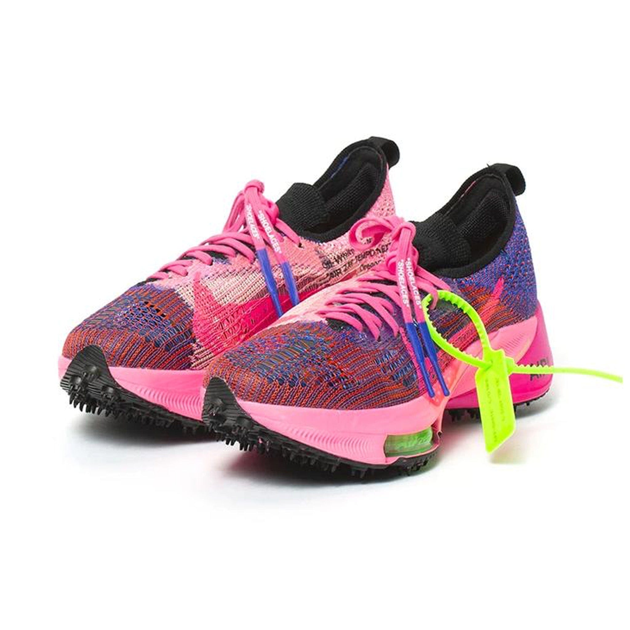 Nike Air Zoom Tempo Next% Flyknit Off - White Racer Blue Pink Glow