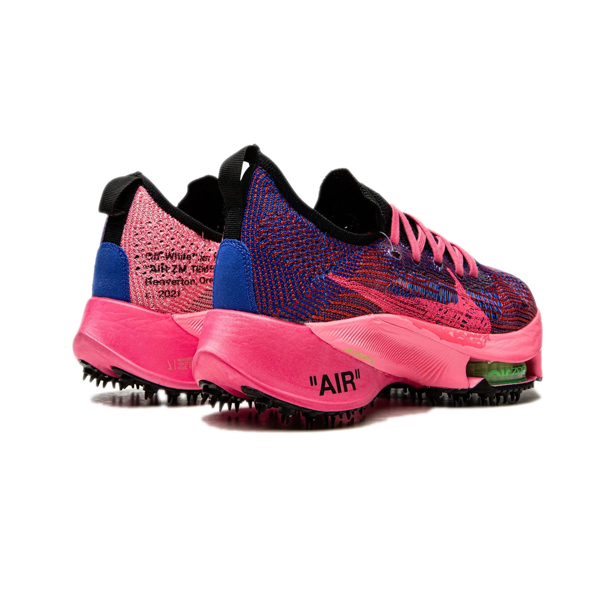 Nike Air Zoom Tempo Next% Flyknit Off - White Racer Blue Pink Glow