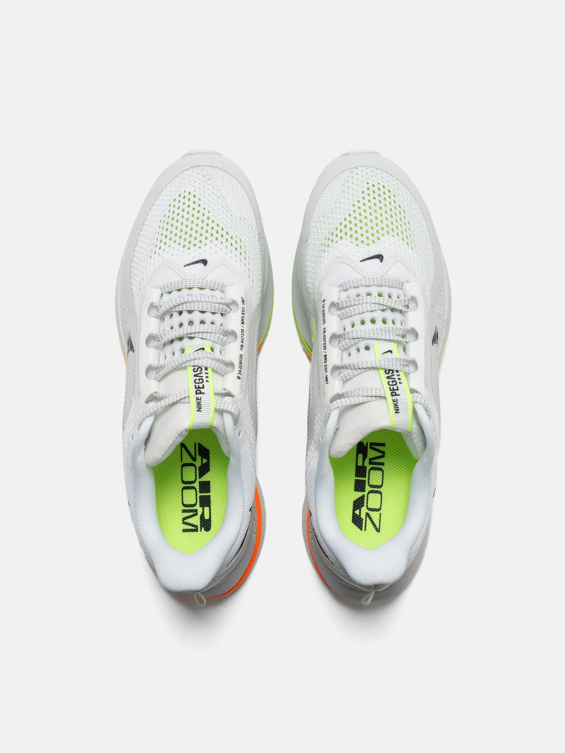 Nike Pegasus Premium White/Black/Volt