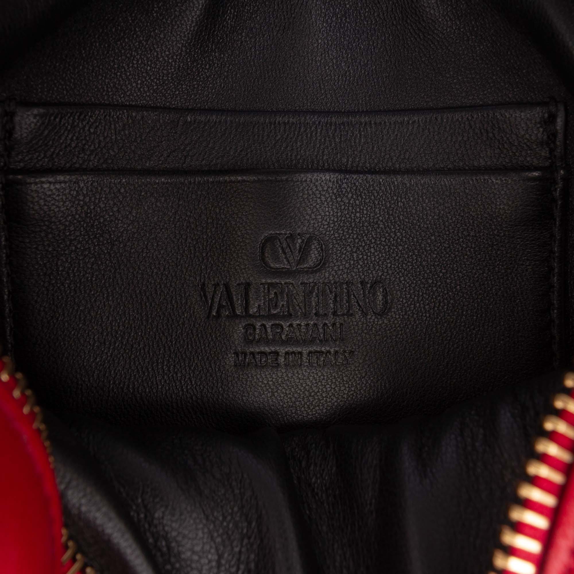 Valentino Bicolor Nappa Vlogo Viva Superstar Camera Chain Bag
