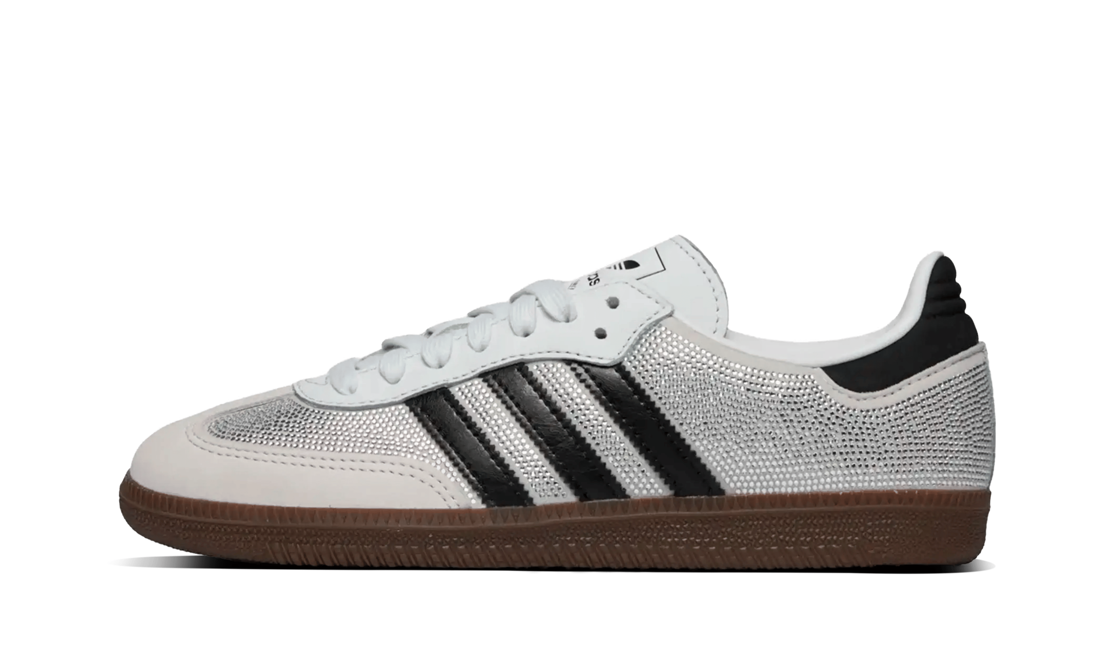 adidas Mujer Samba OG Rhinestone Crystal White Silver