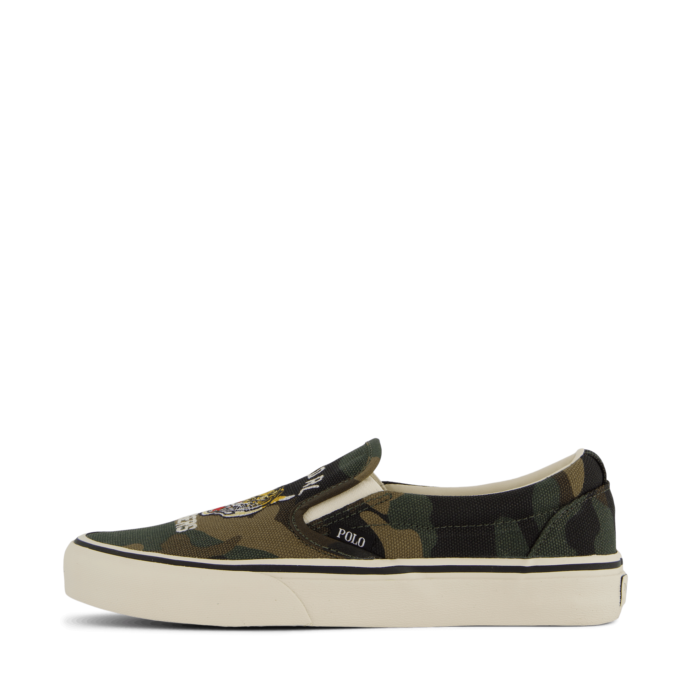 Polo Ralph Lauren Keaton Camo Canvas Slip - On Sneaker Camo Tiger