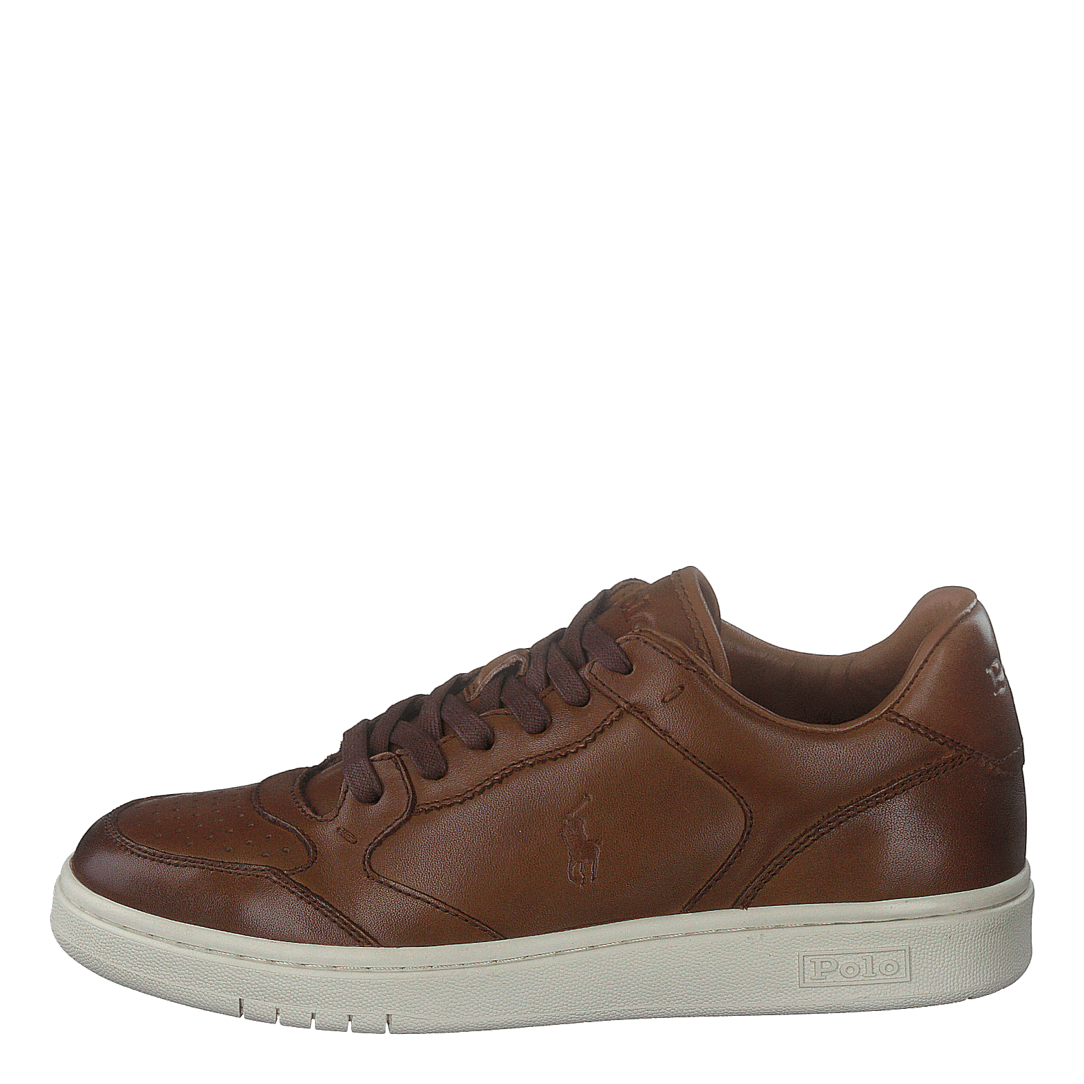 Polo Ralph Lauren Court Leather Sneaker Pale Russet