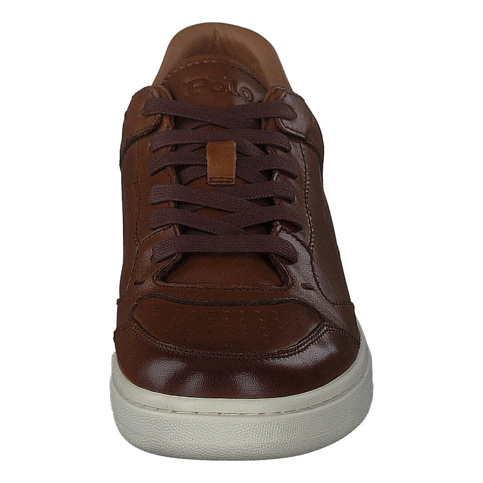 Polo Ralph Lauren Court Leather Sneaker Pale Russet