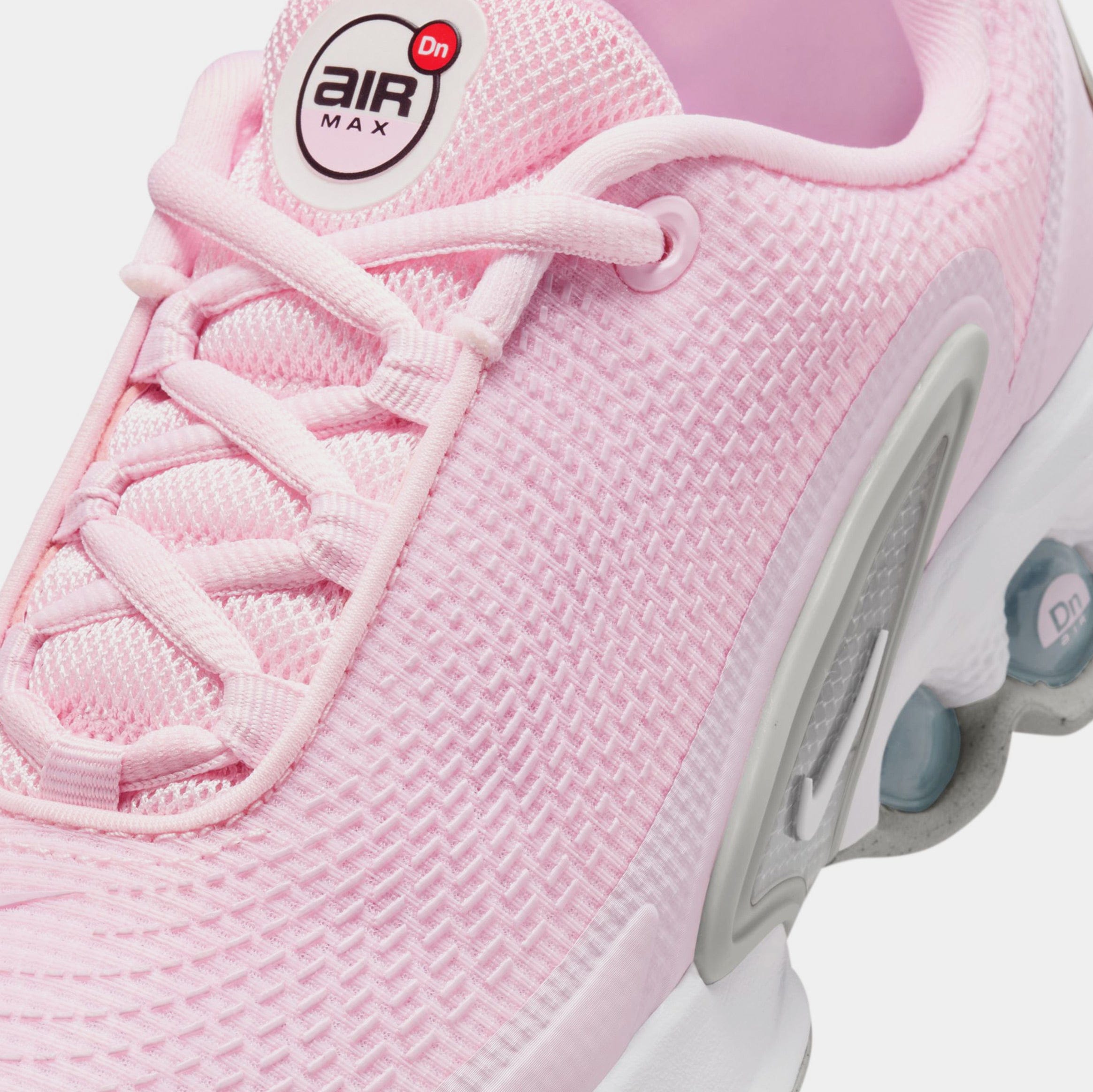 Nike Air Max DN Grade School Running Shoes (Pink Foam/Pale Pink/White)