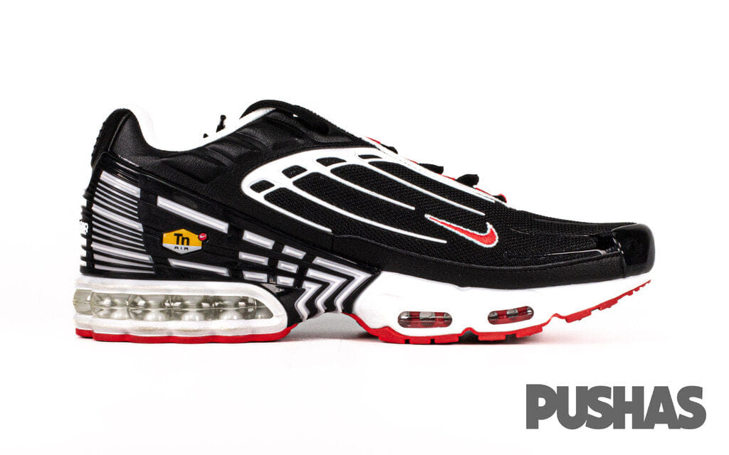 Nike Air Max Plus 3 Black White Track Red (2020)