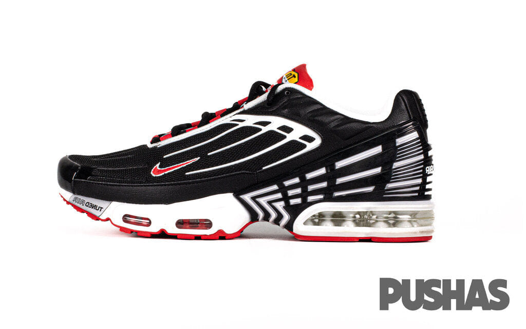 Nike Air Max Plus 3 Black White Track Red (2020)