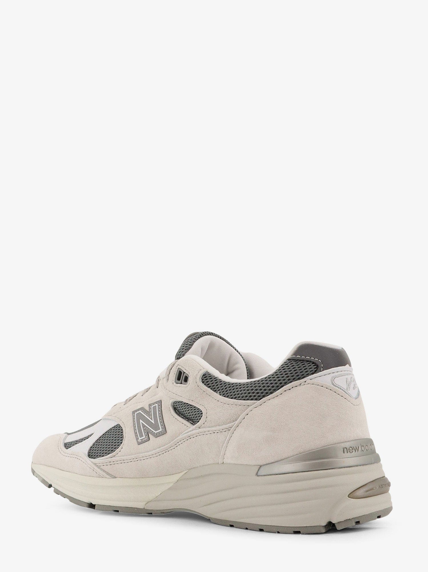 New Balance 991 mesh and suede low - top sneakers