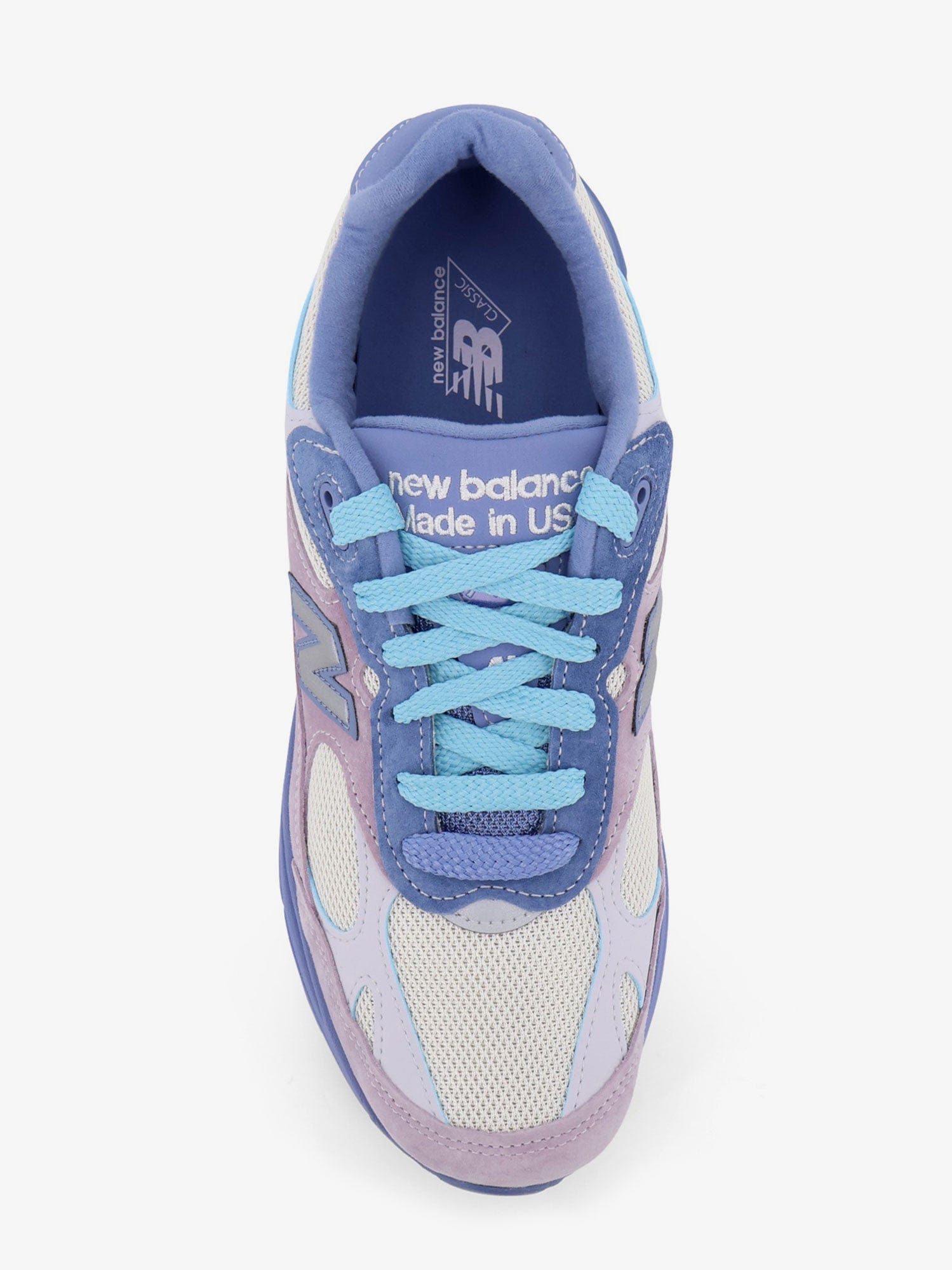 New Balance U9935 mesh and suede sneakers