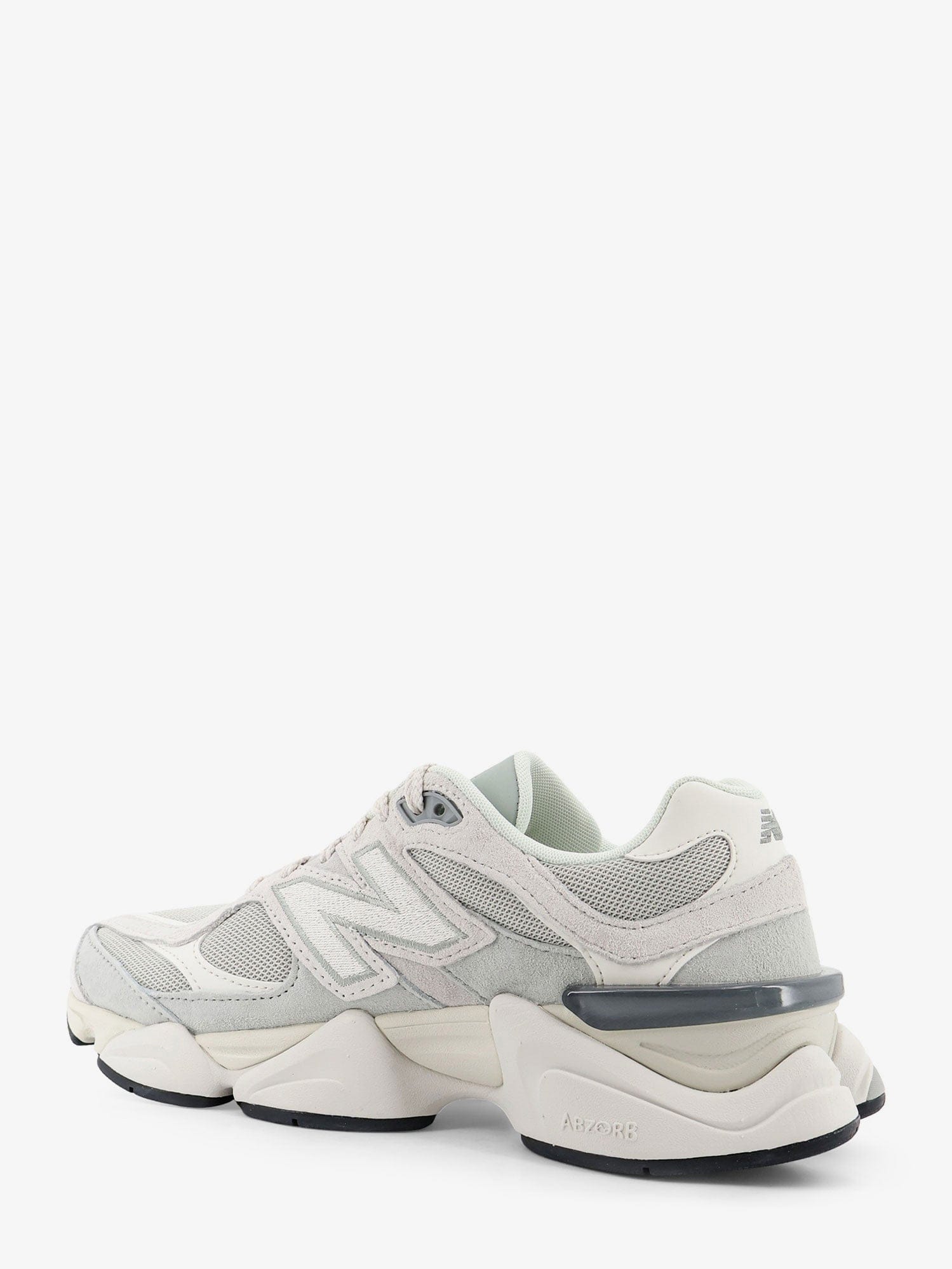 New Balance U90602 mesh and suede sneakers with embroidered logo