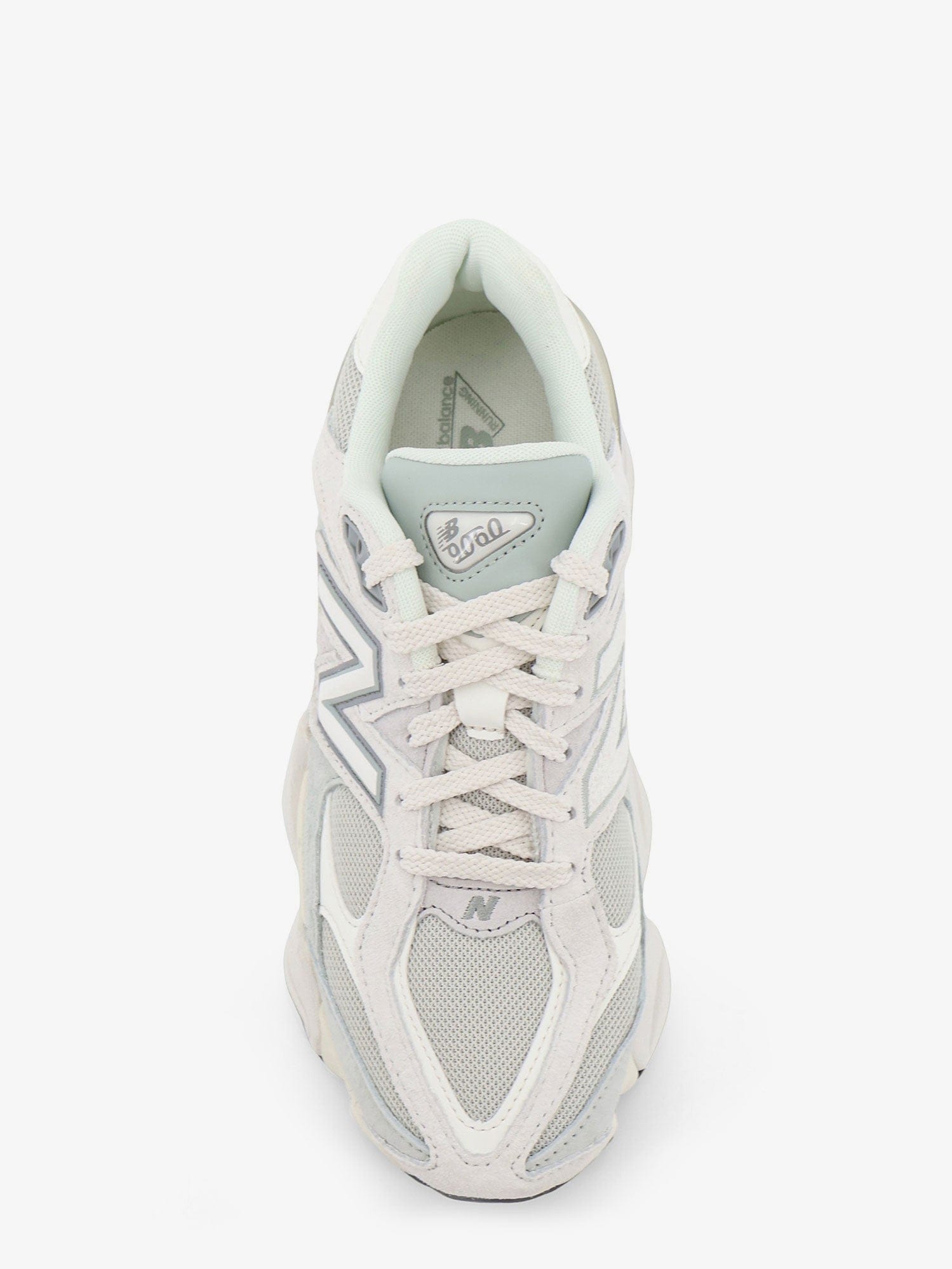New Balance U90602 mesh and suede sneakers with embroidered logo